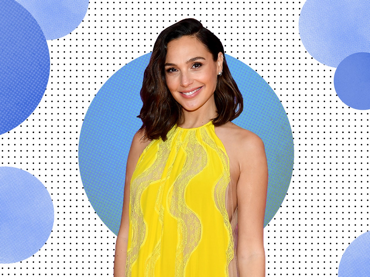 Gal Gadot Yellow Dress Wallpapers