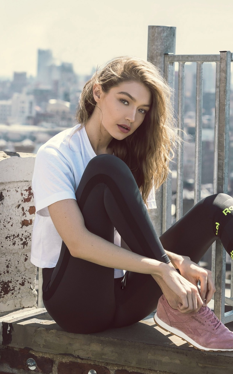 Gigi Hadid Reebok 2017 Wallpapers