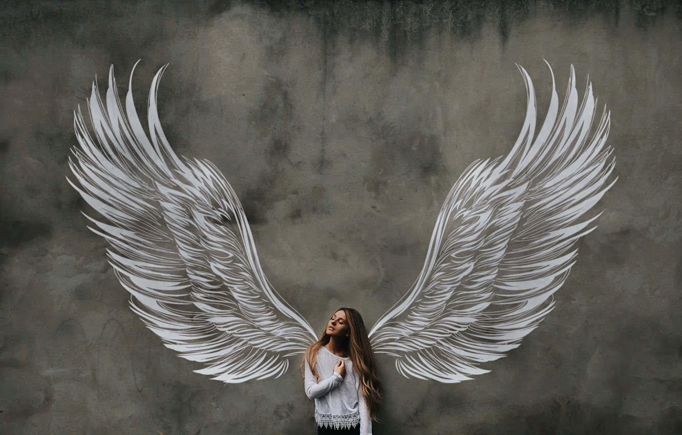 Girl With Wings Angel Wallpapers