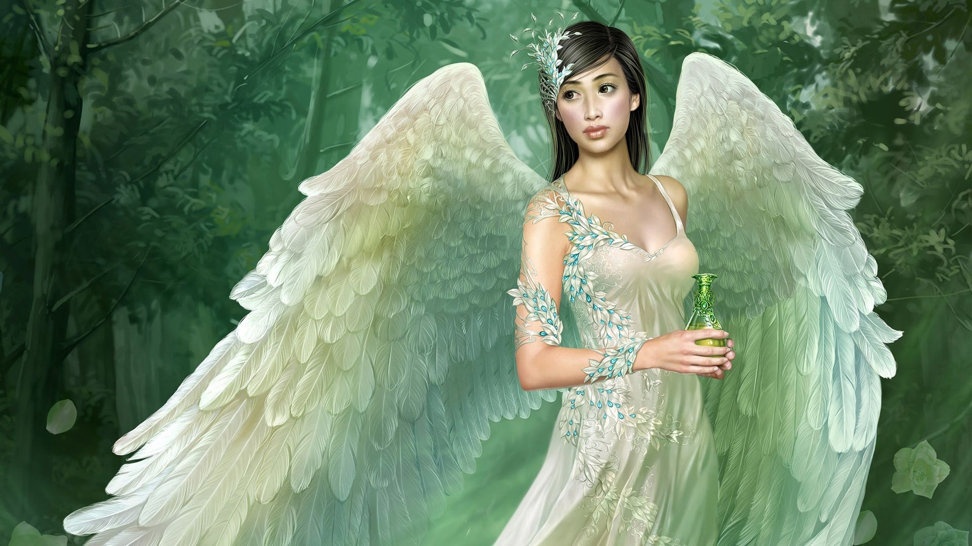 Girl With Wings Angel Wallpapers