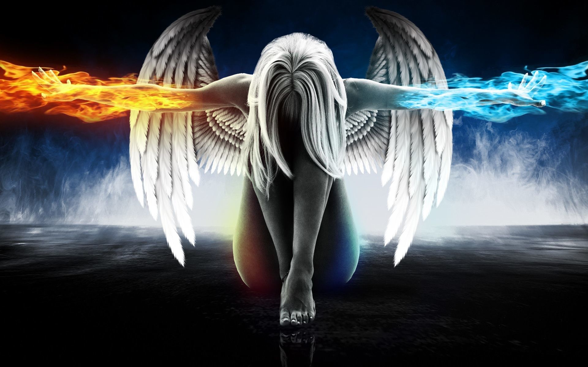 Girl With Wings Angel Wallpapers