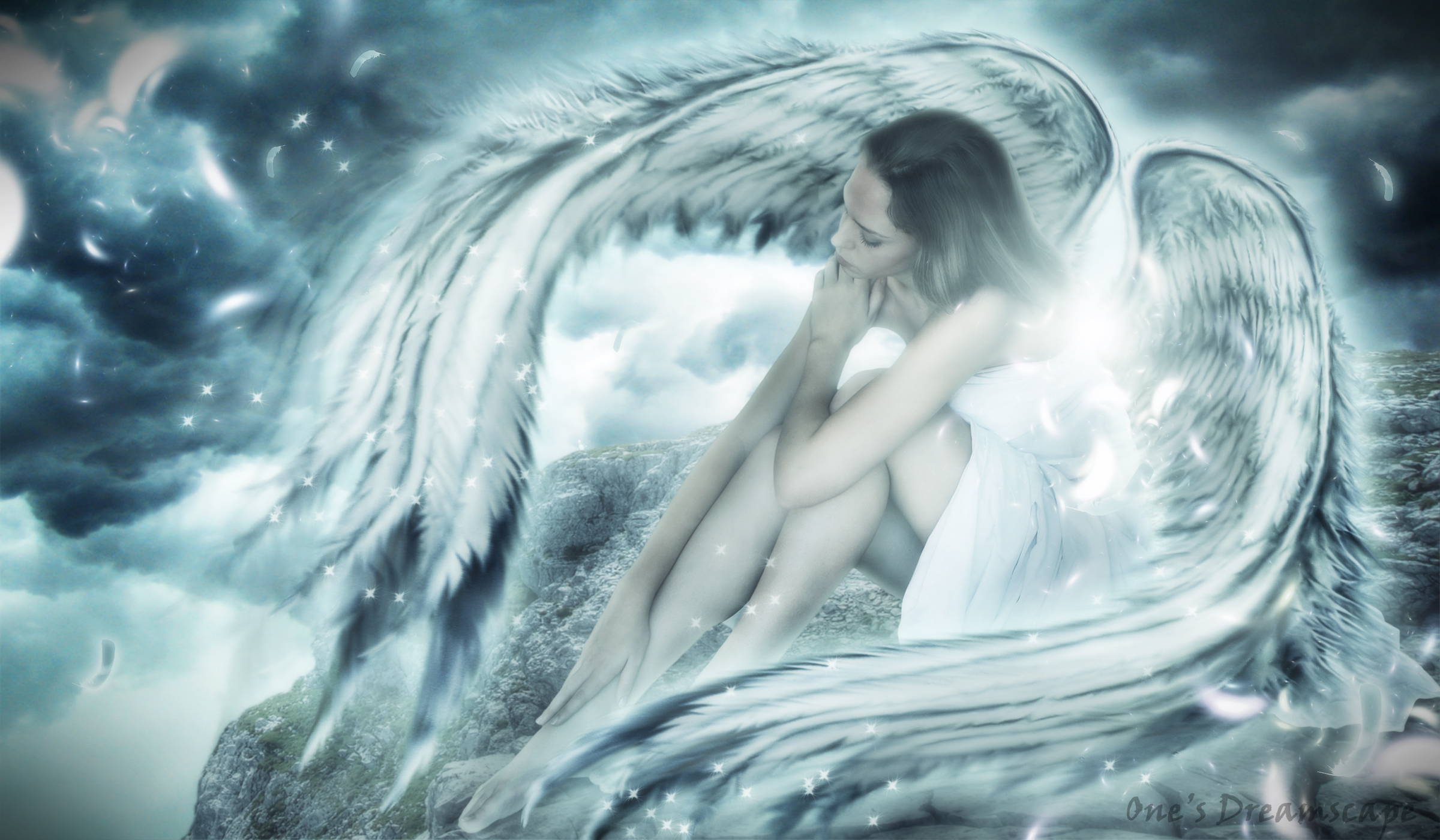 Girl With Wings Angel Wallpapers