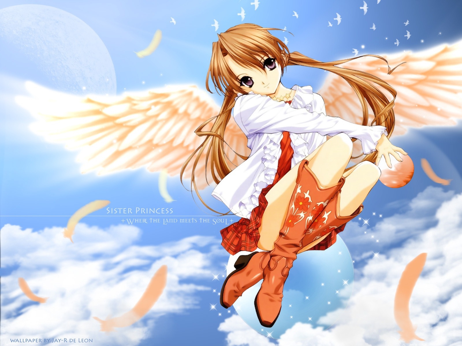 Girl With Wings Angel Wallpapers