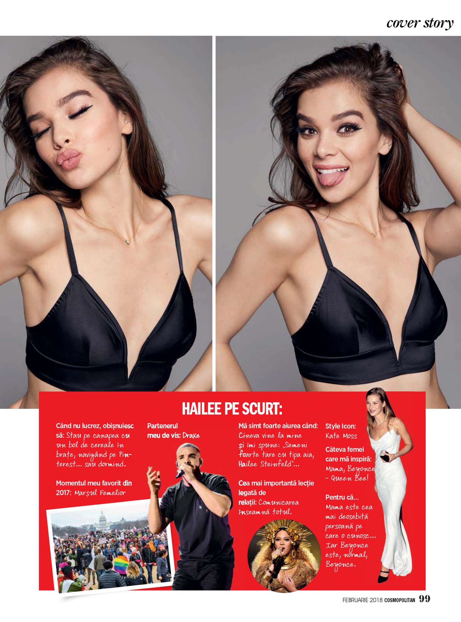 Hailee Steinfeld Cosmopolitan Wallpapers