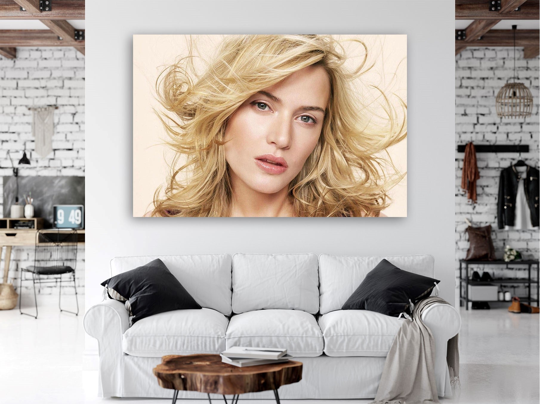 Kate Winslet On Sofa Images Wallpapers