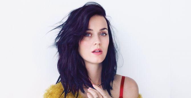 Katy Perry Black Hairs Wallpapers