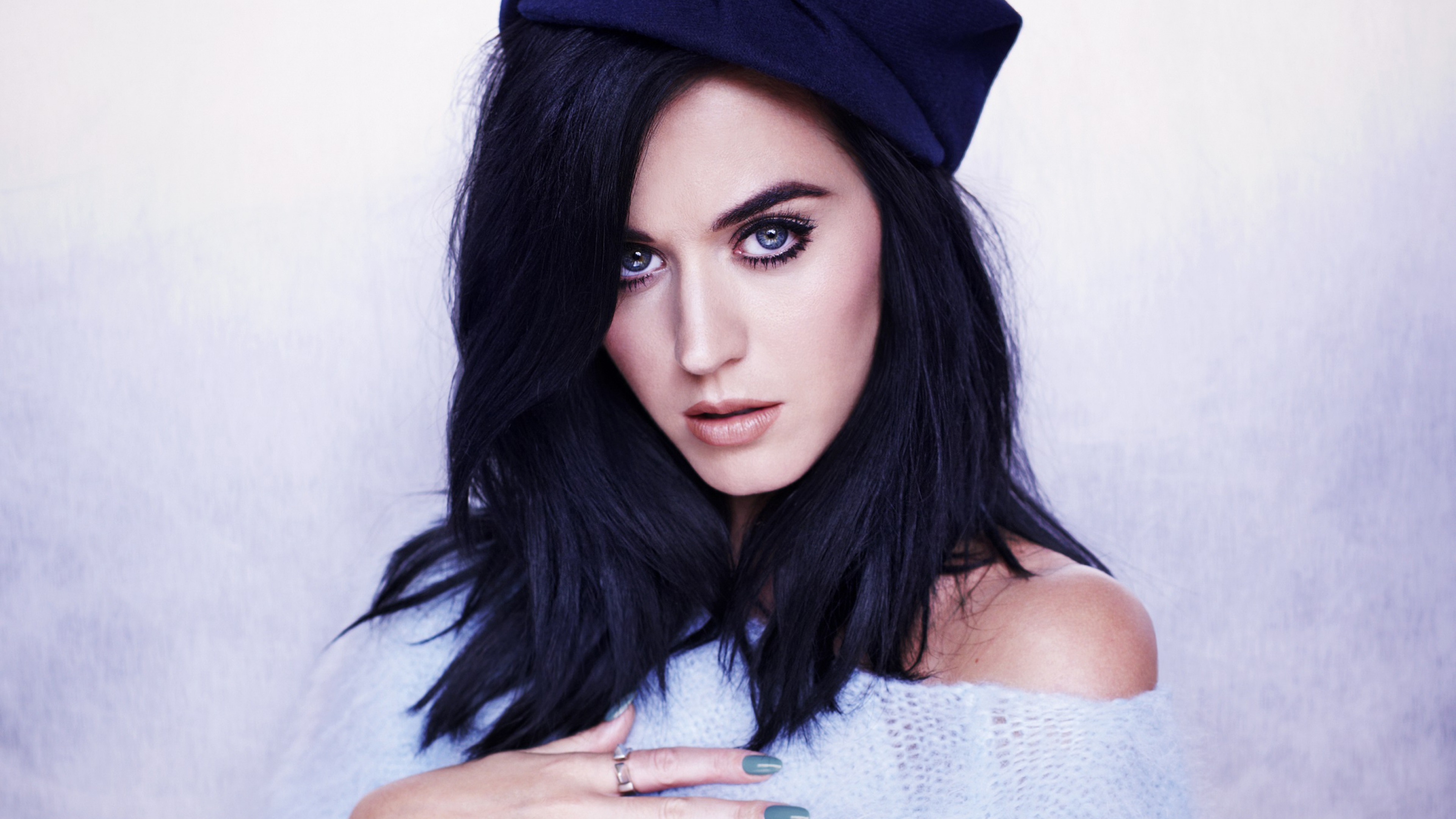 Katy Perry Black Hairs Wallpapers