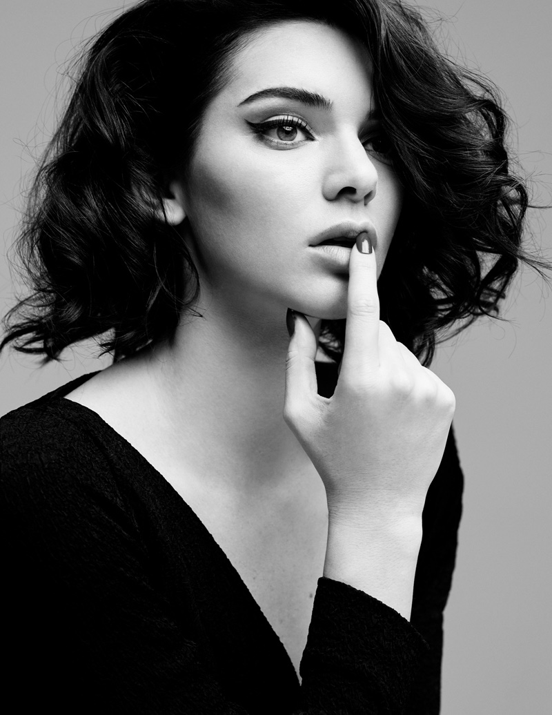 Kendall Jenner Marilyn Monroe Black and White Photoshoot Wallpapers