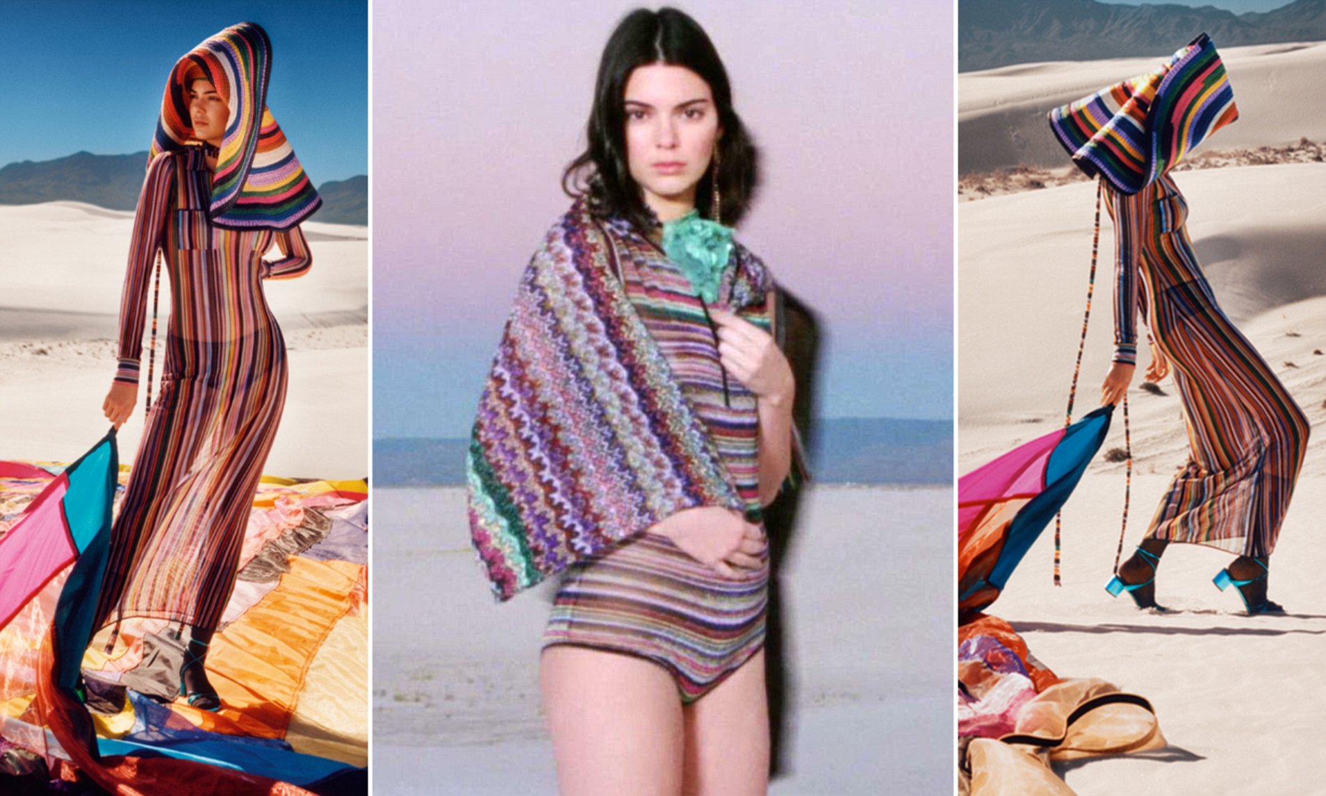 Kendall Jenner Missoni Campaign Wallpapers