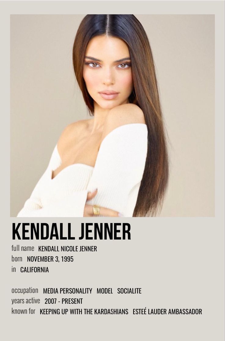 Kendall Jenner Poster Wallpapers