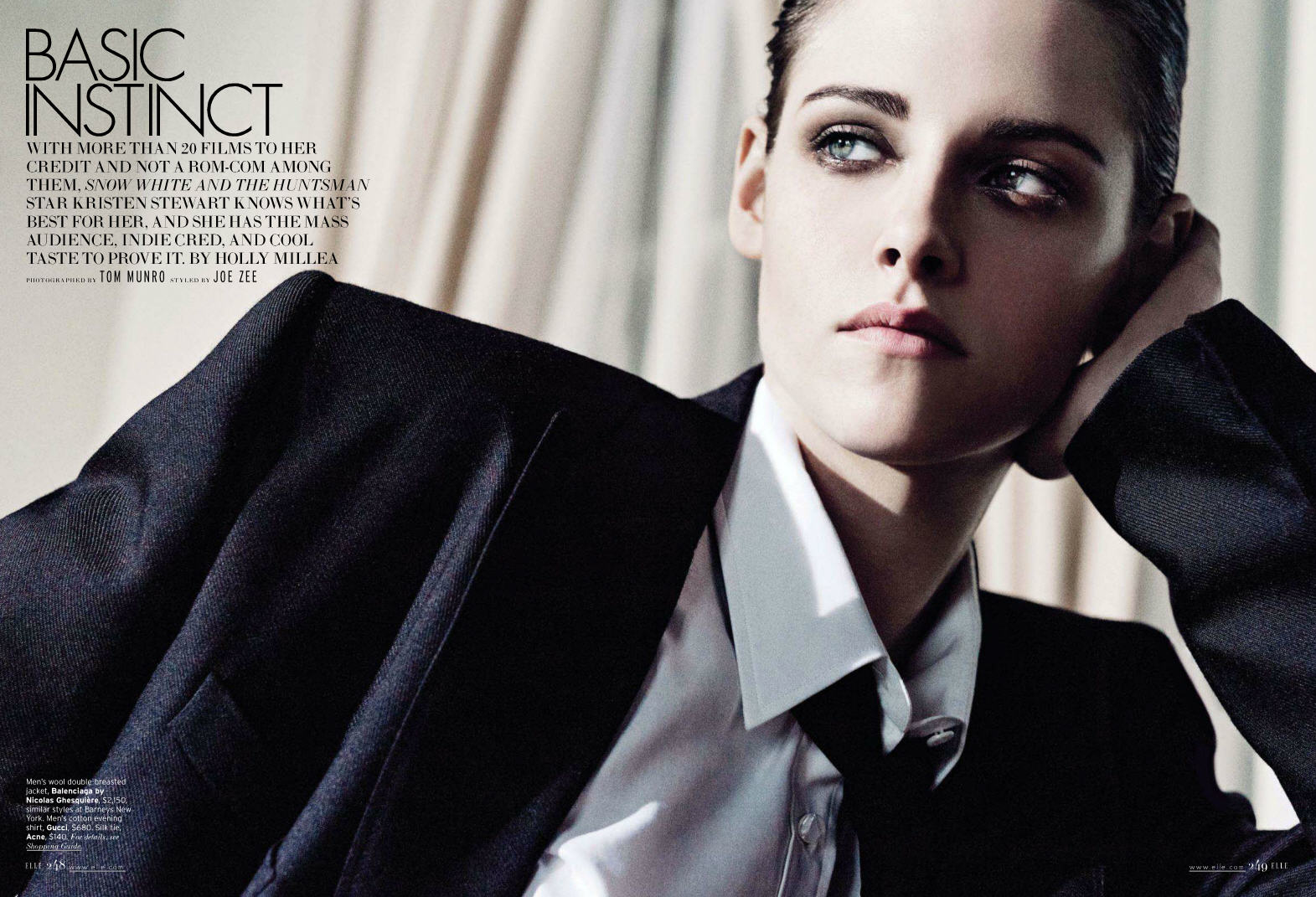 Kristen Stewart in White Outdoor Wallpapers