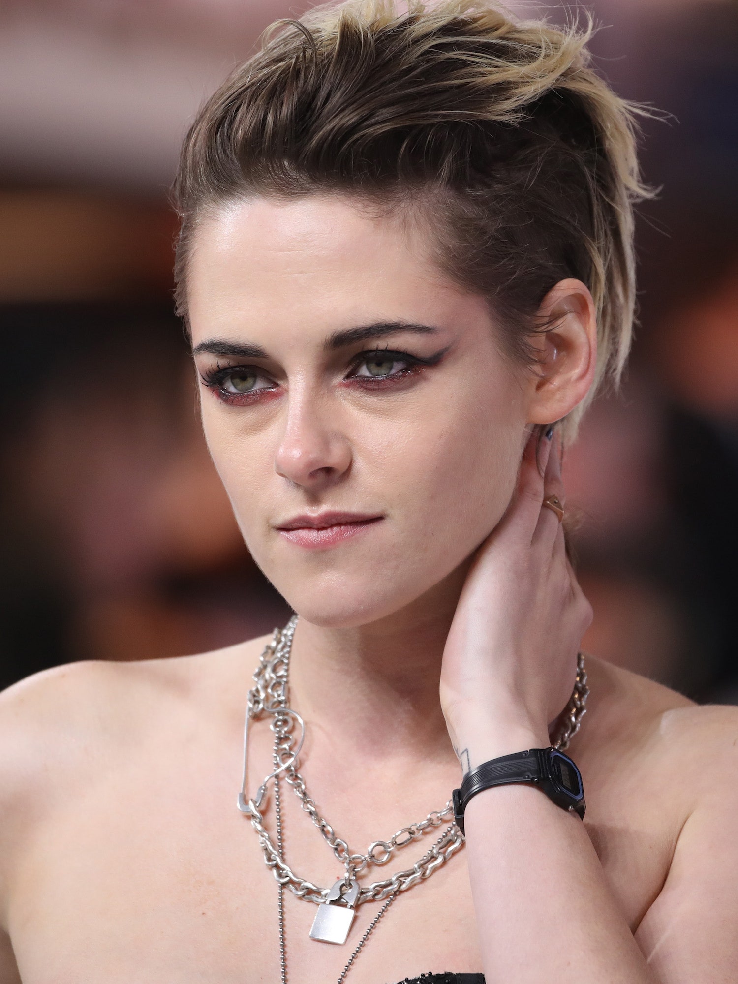 Kristen Stewart V Black and White Wallpapers