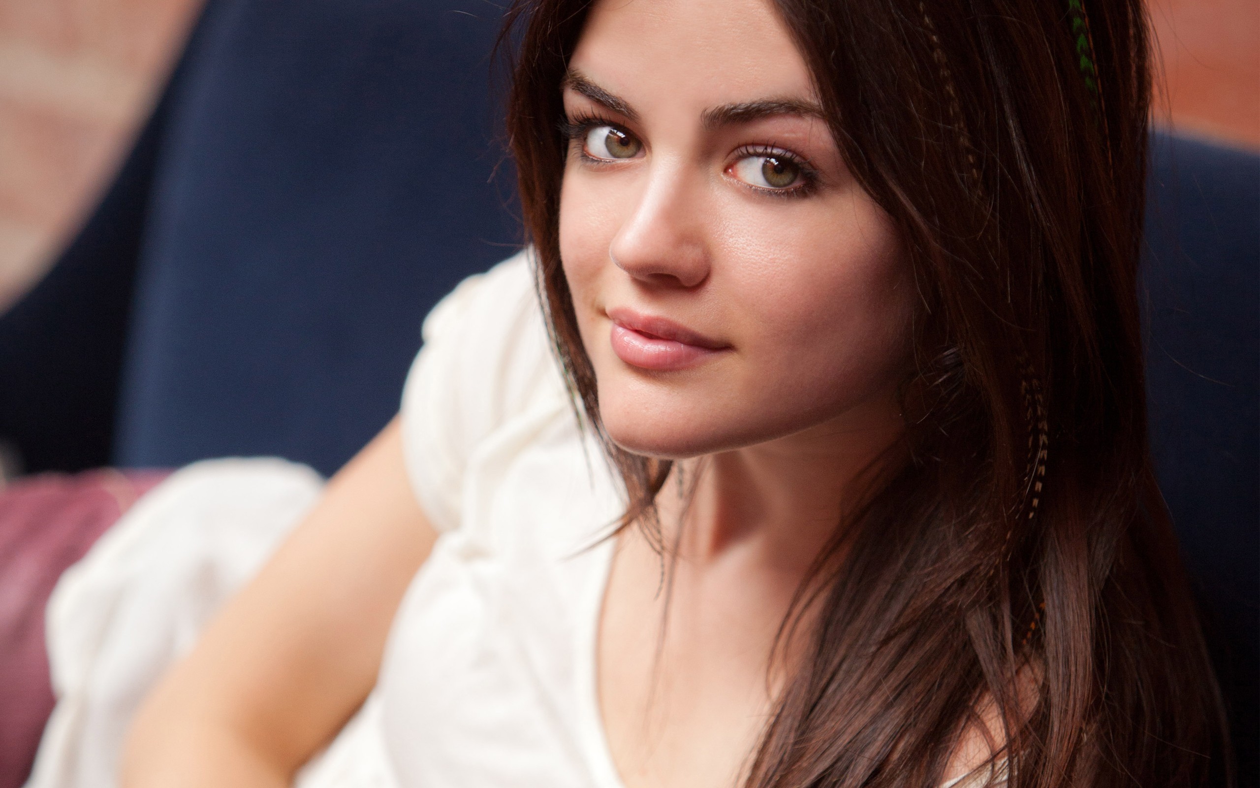 Lucy Hale Close-Up Face Wallpapers