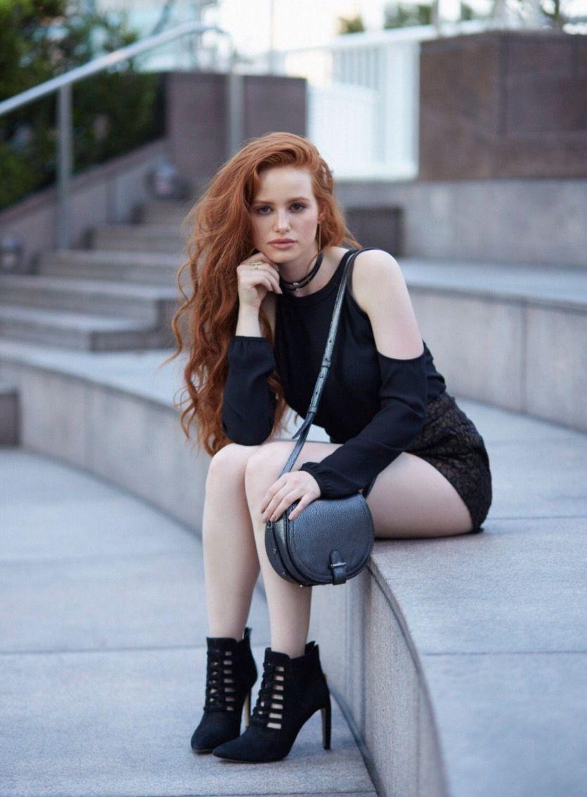 Madelaine Petsch Black Dress Wallpapers