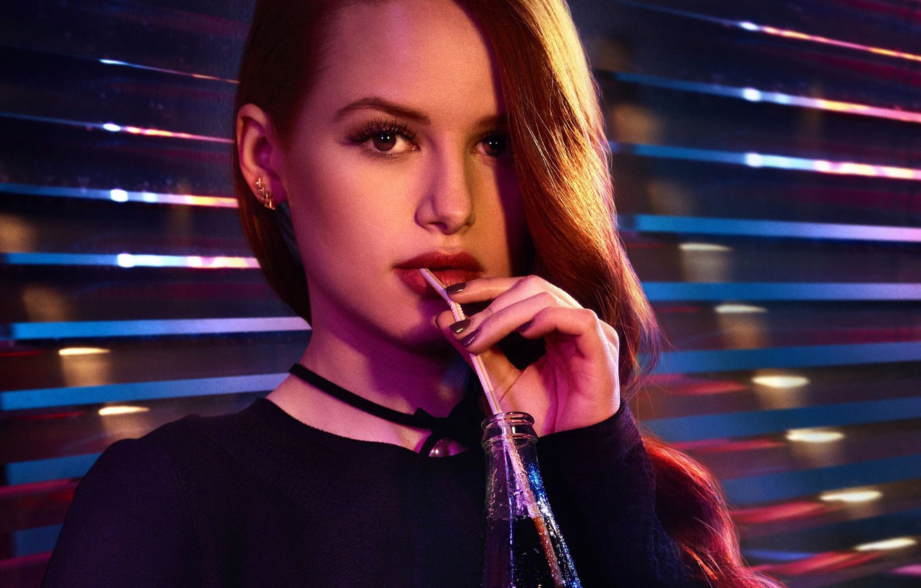 Madelaine Petsch in Red Wallpapers