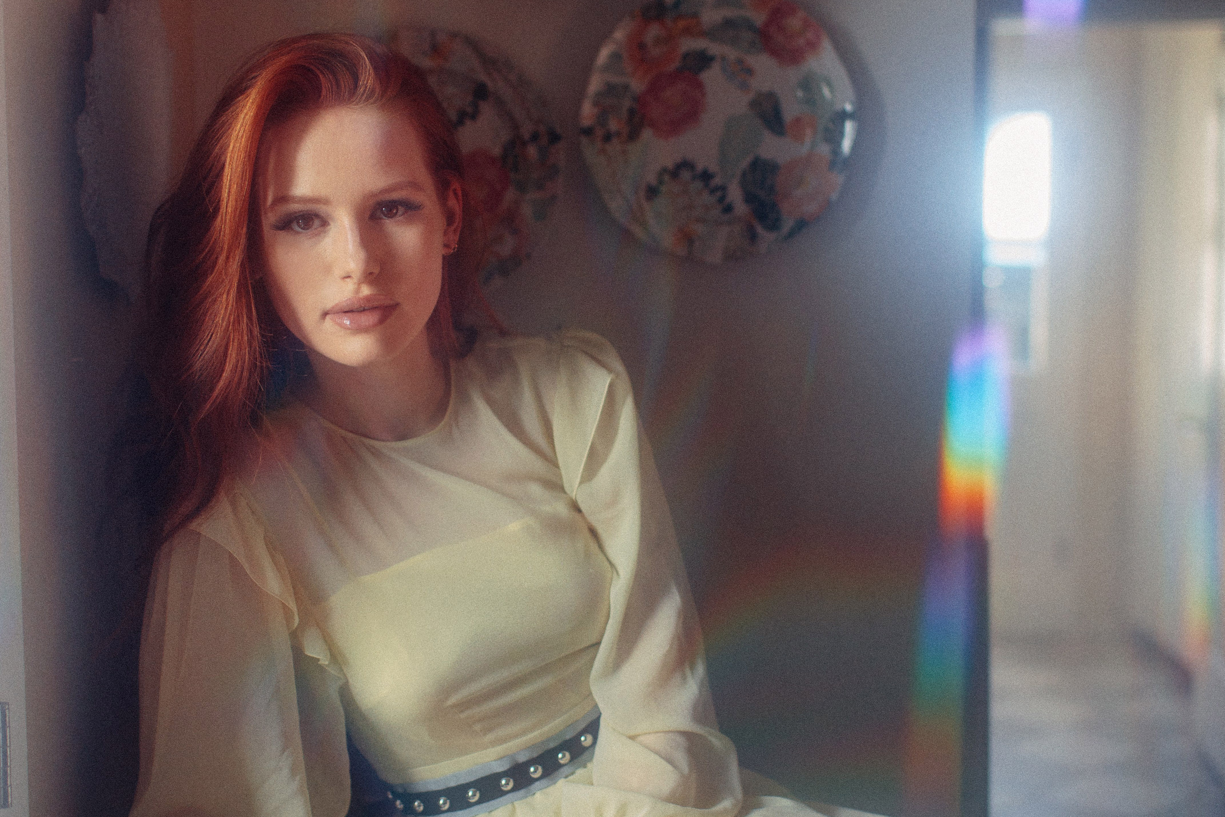 Madelaine Petsch in Red Wallpapers