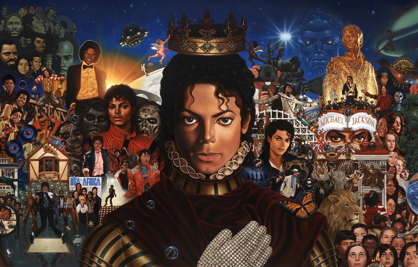 michael jackson collage Wallpapers