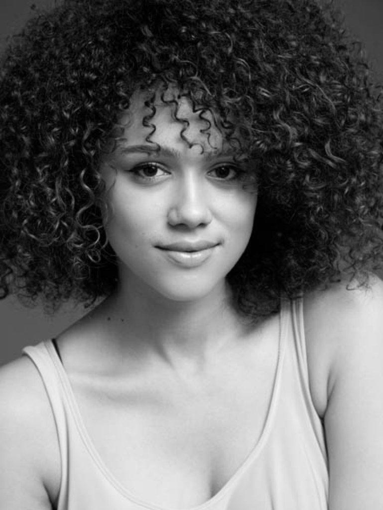 Nathalie Emmanuel Monochrome Wallpapers