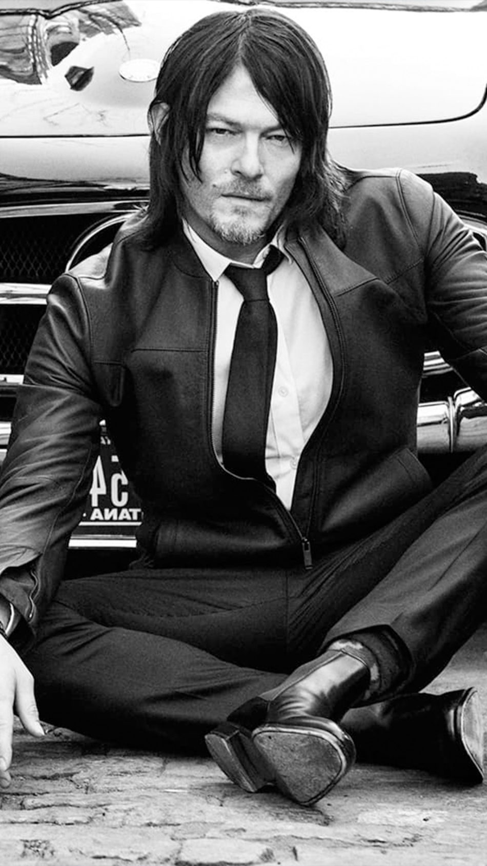 Norman Reedus Monochrome Wallpapers