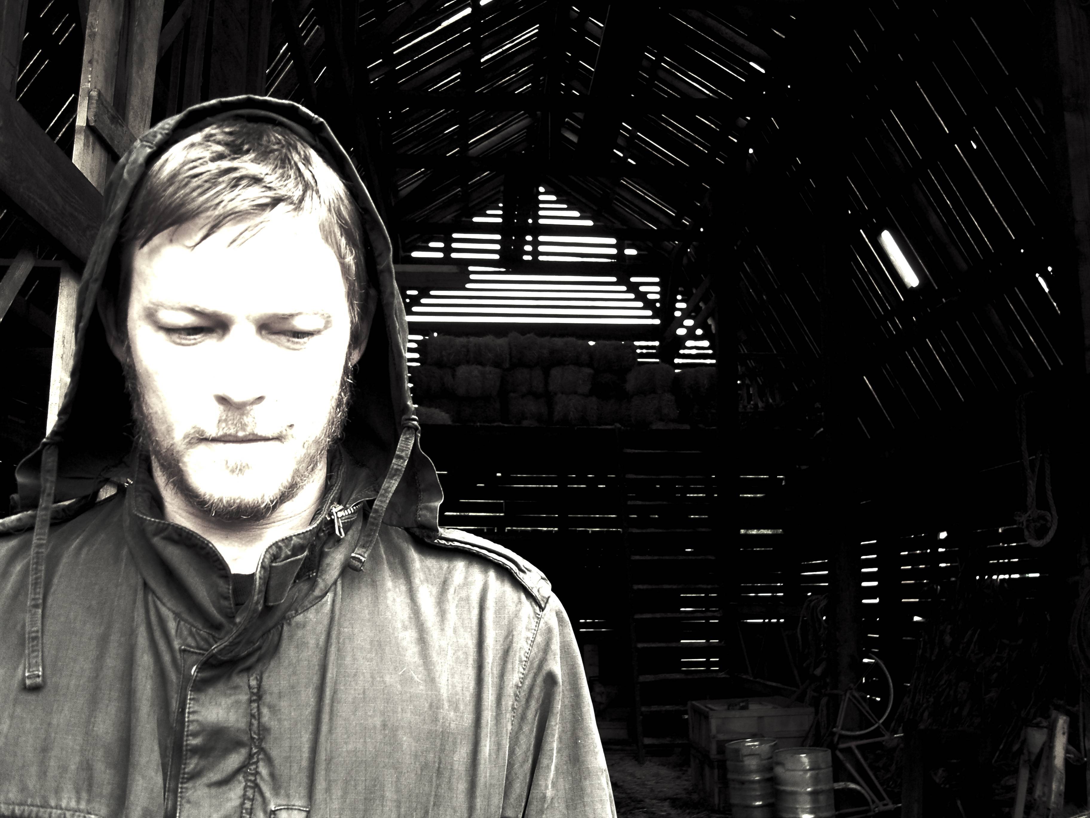 Norman Reedus Monochrome Wallpapers