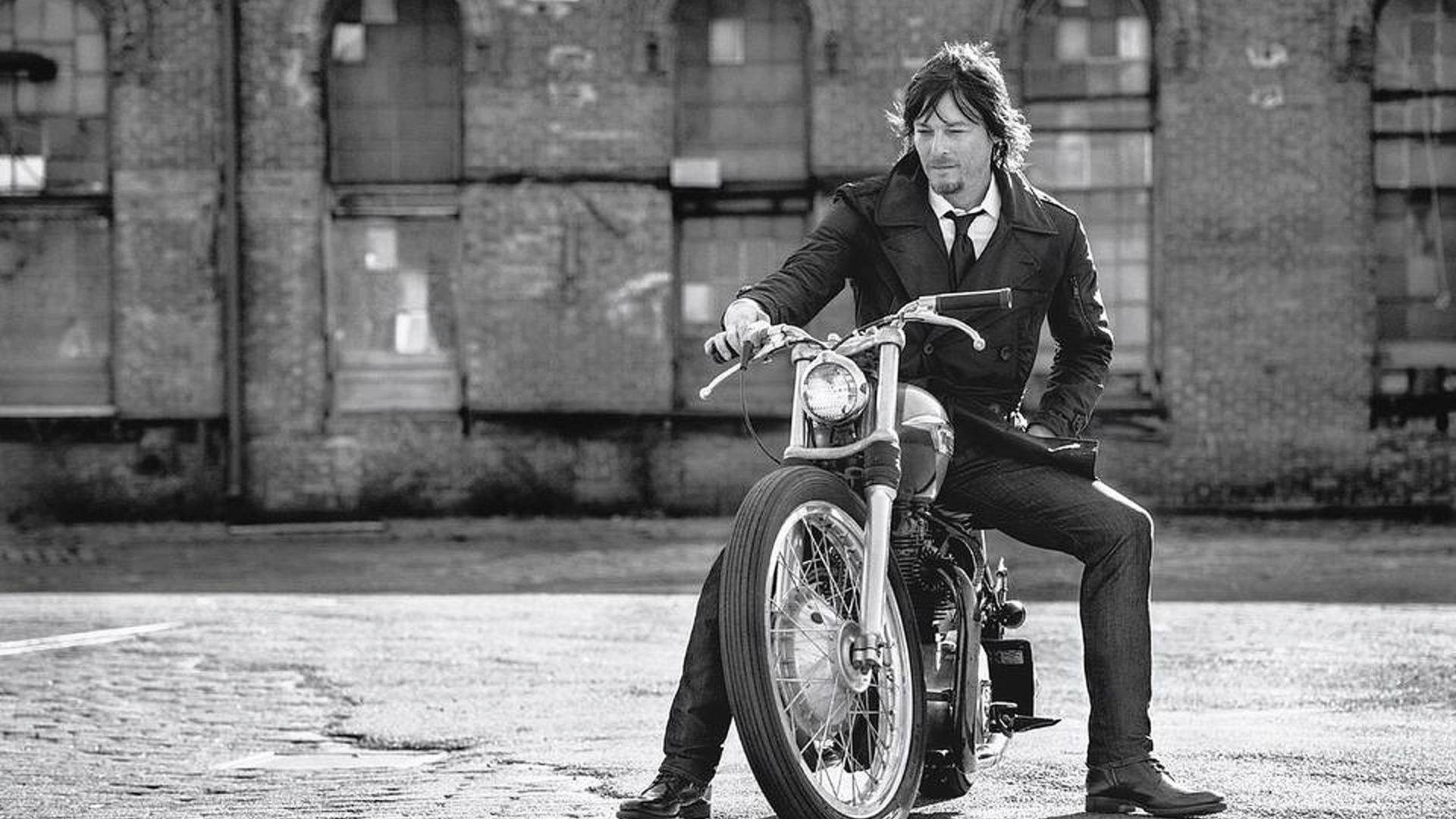 Norman Reedus Monochrome Wallpapers