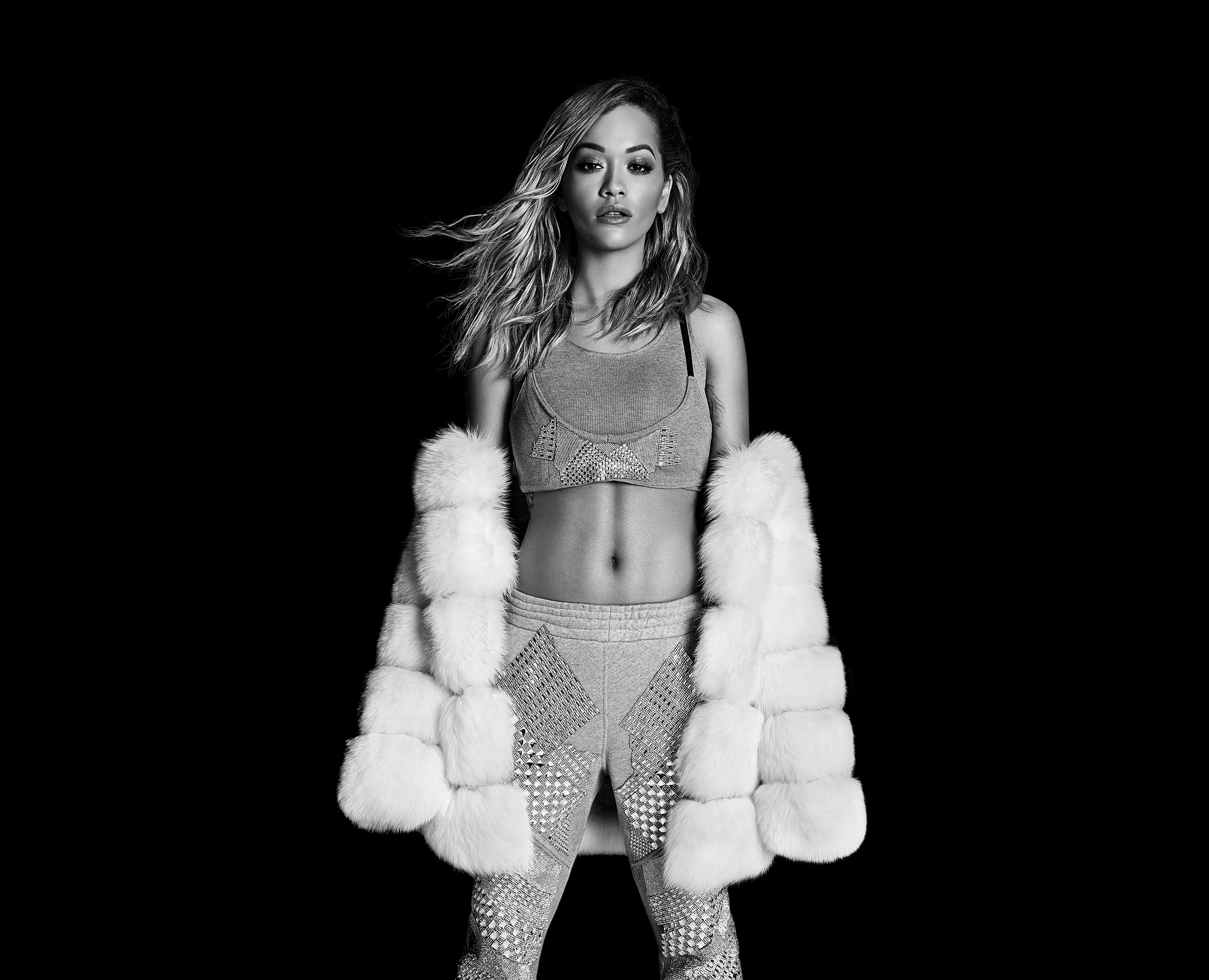 Rita Ora Monochrome 2020 Wallpapers