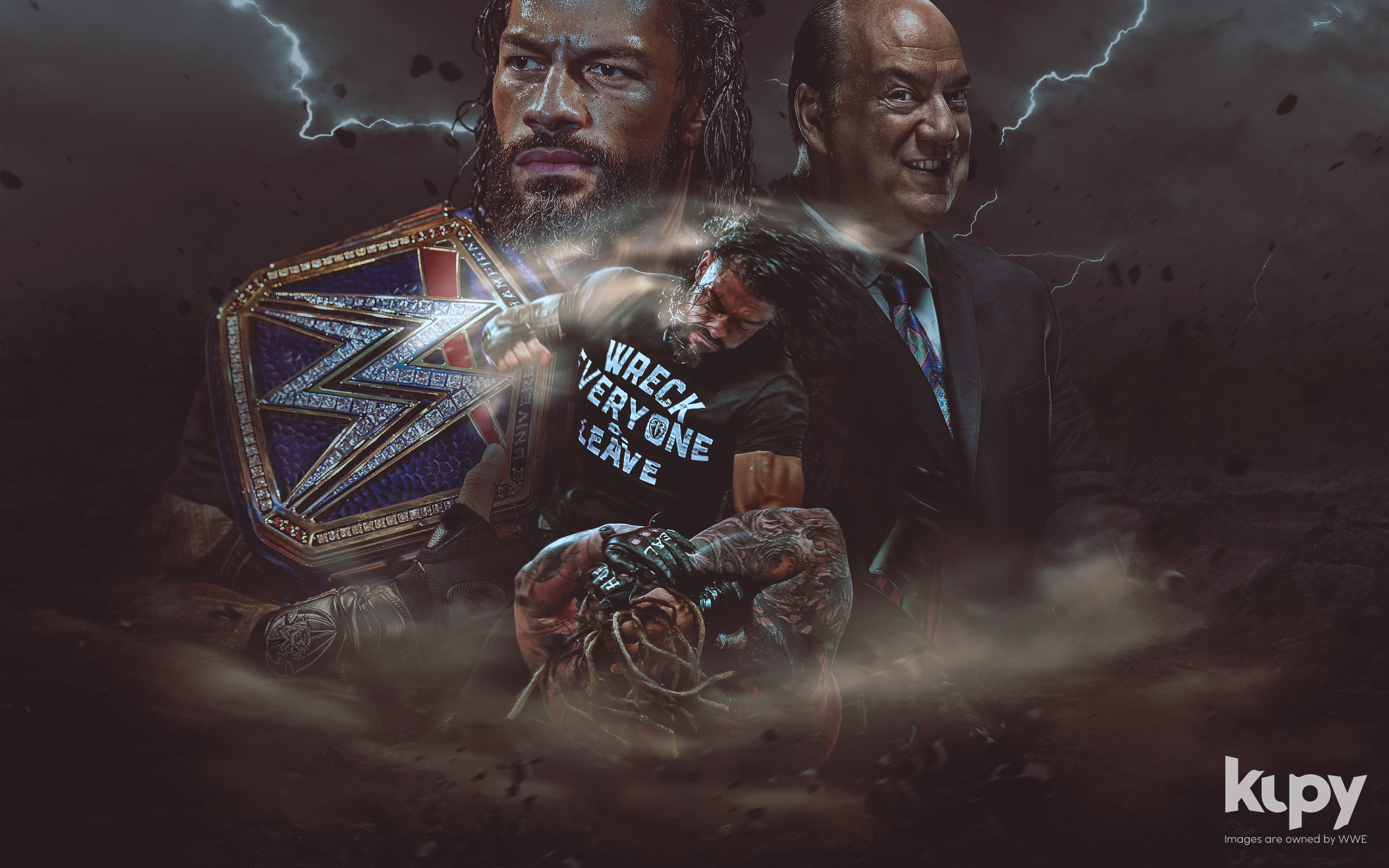 Roman Reigns WWE Champion Wallpapers