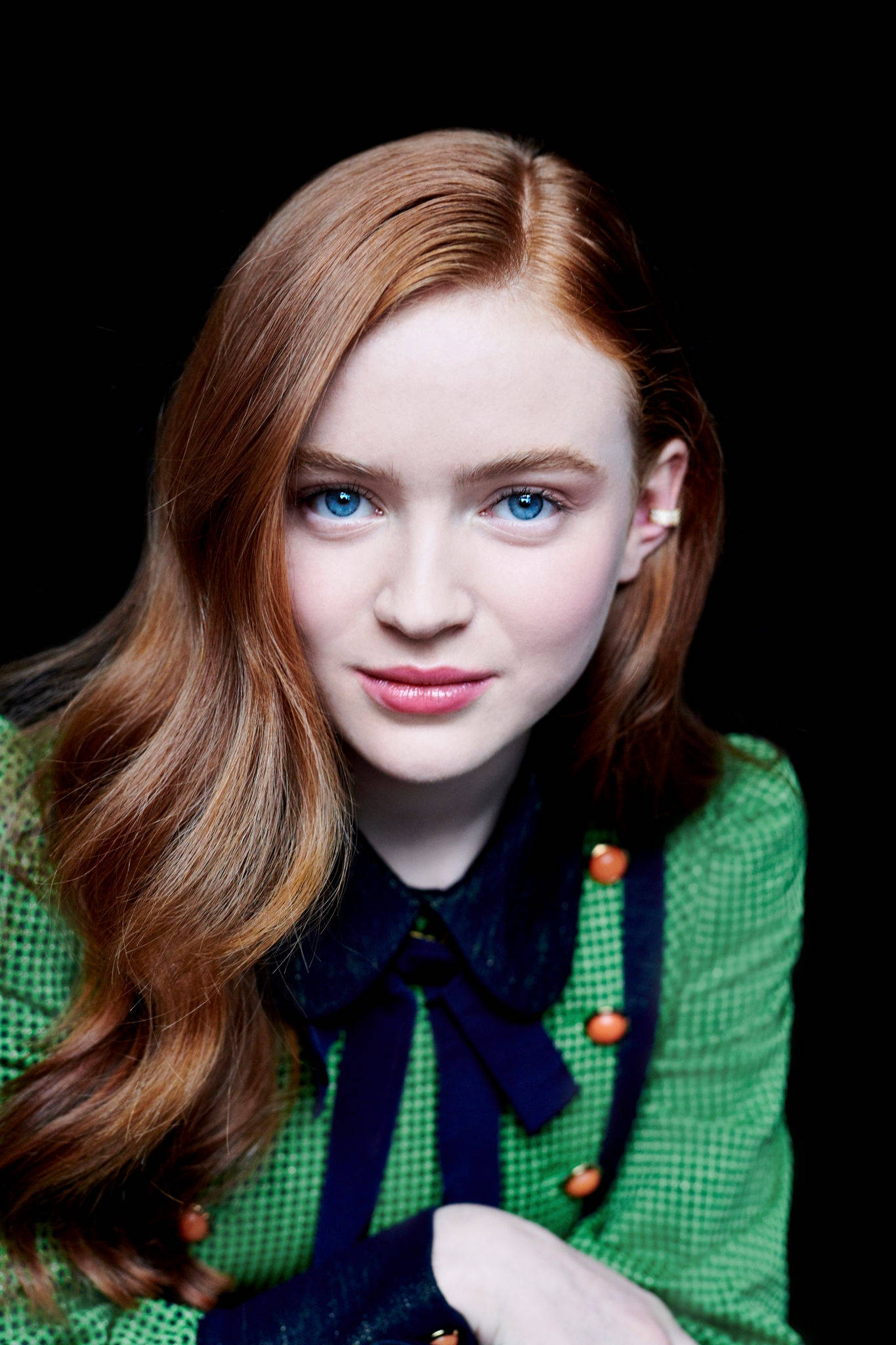 Sadie Sink Red Dress Wallpapers