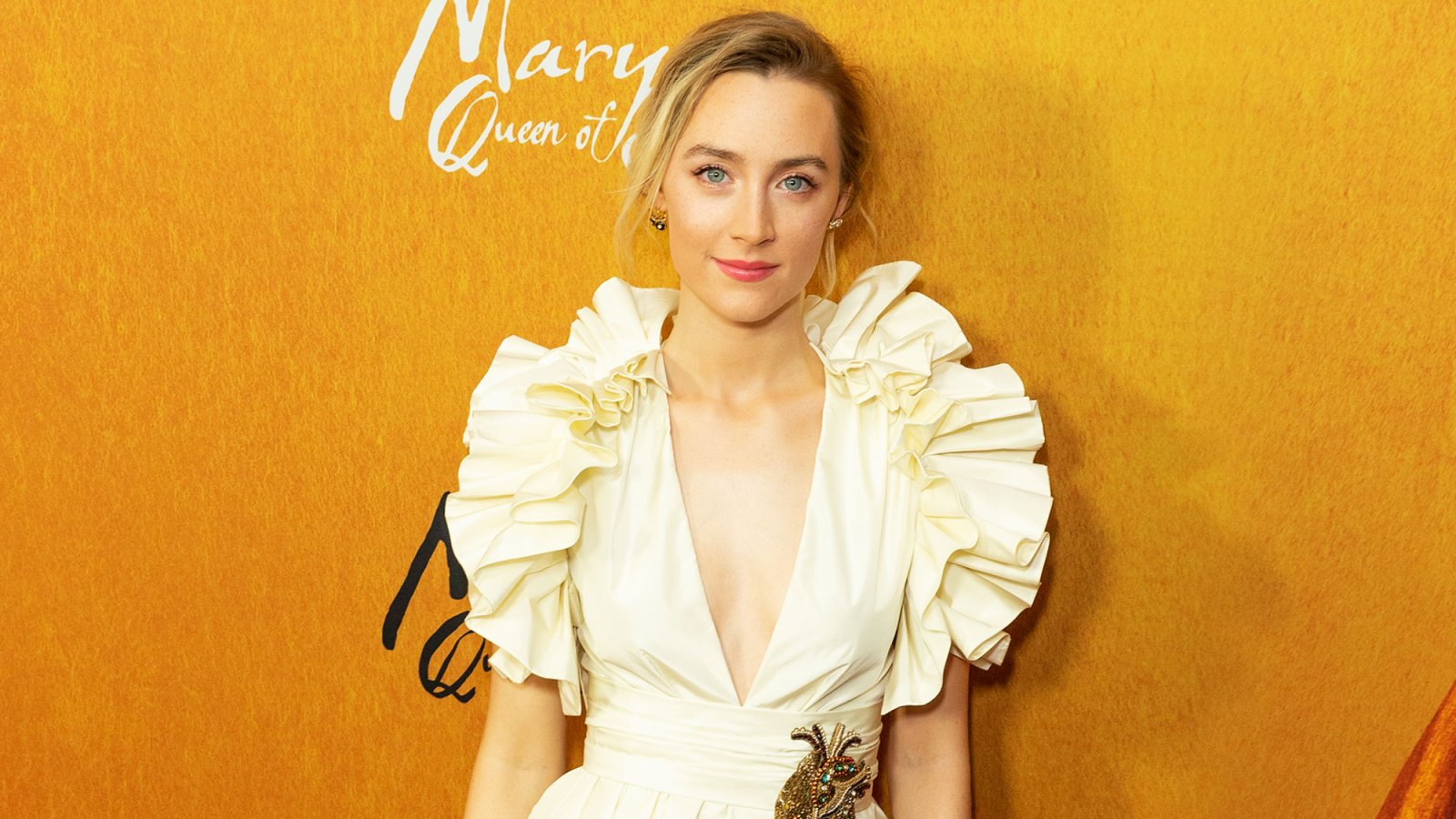 Saoirse Ronan White Dress Wallpapers