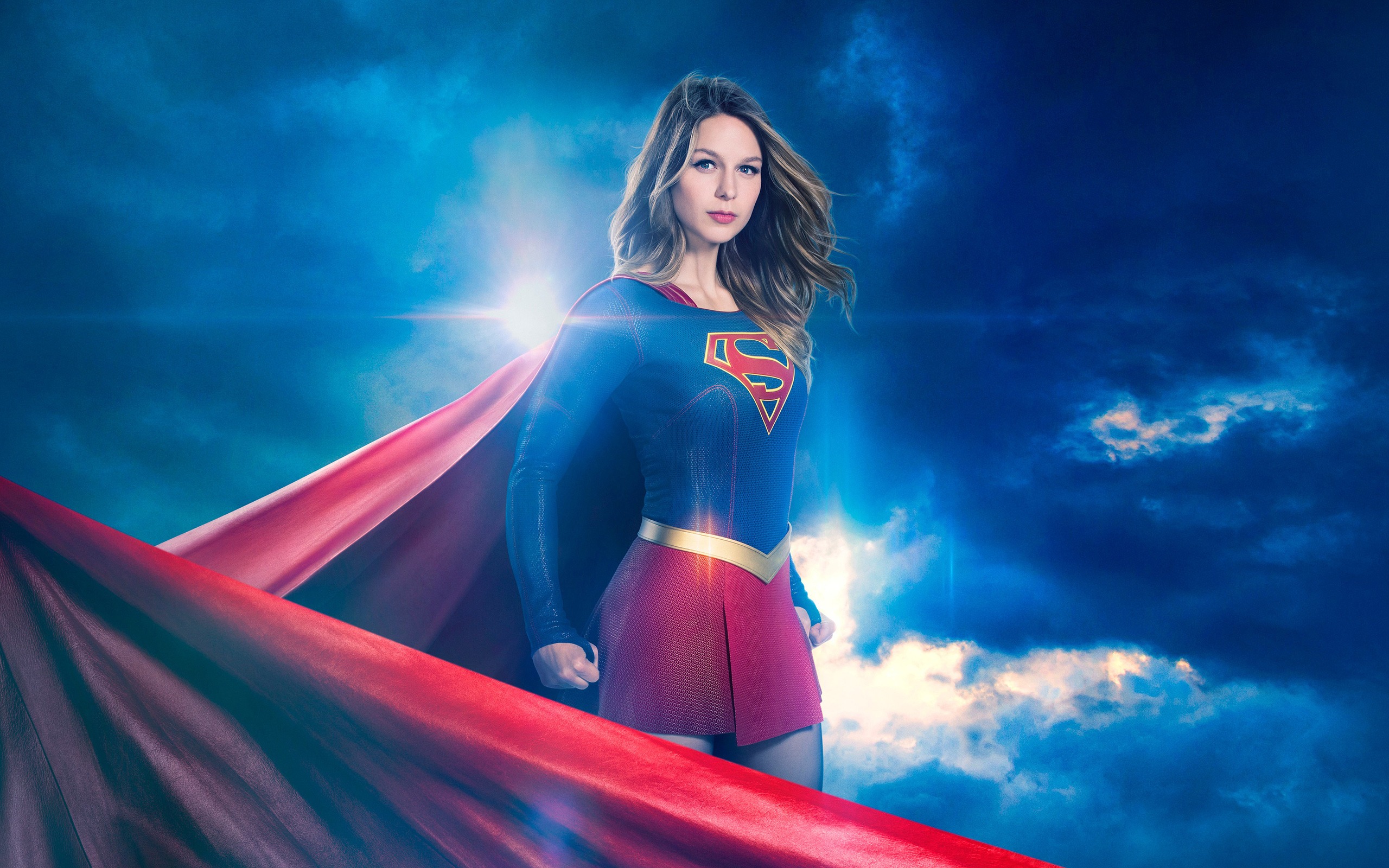 Supergirl Melissa Benoist Season 3 2017 Wallpapers