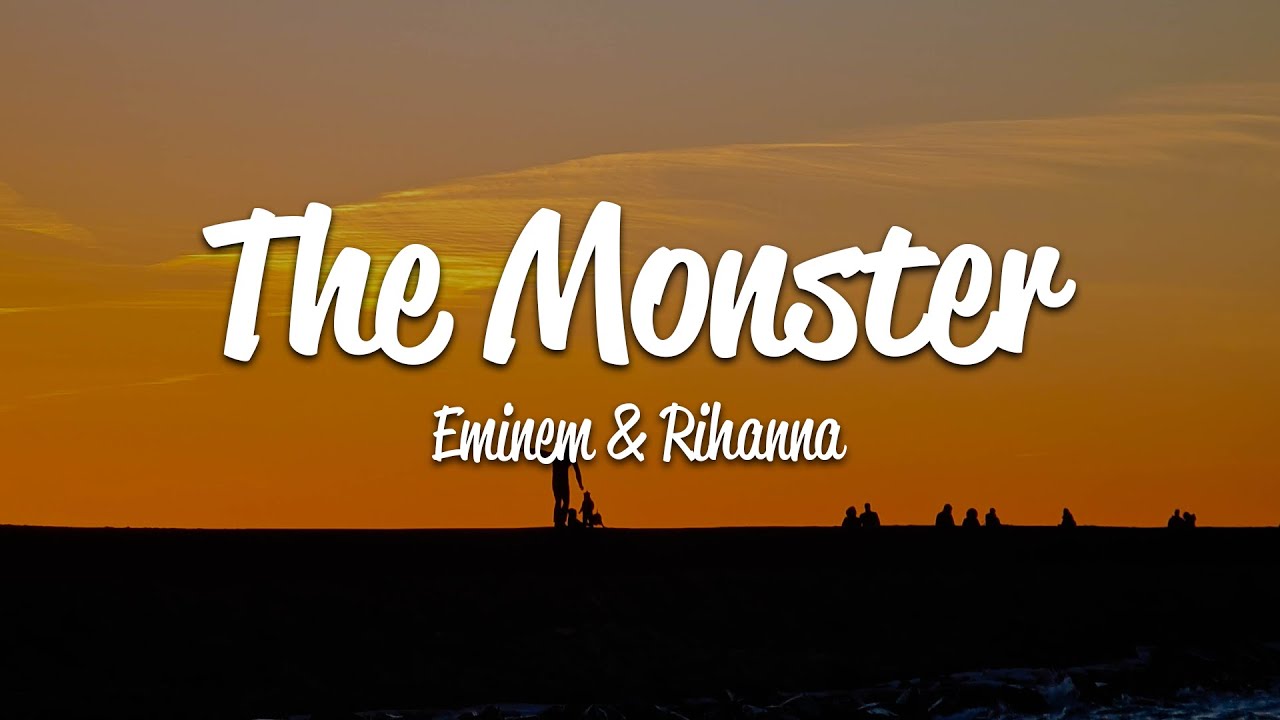 the monster, eminem, rihanna Wallpapers