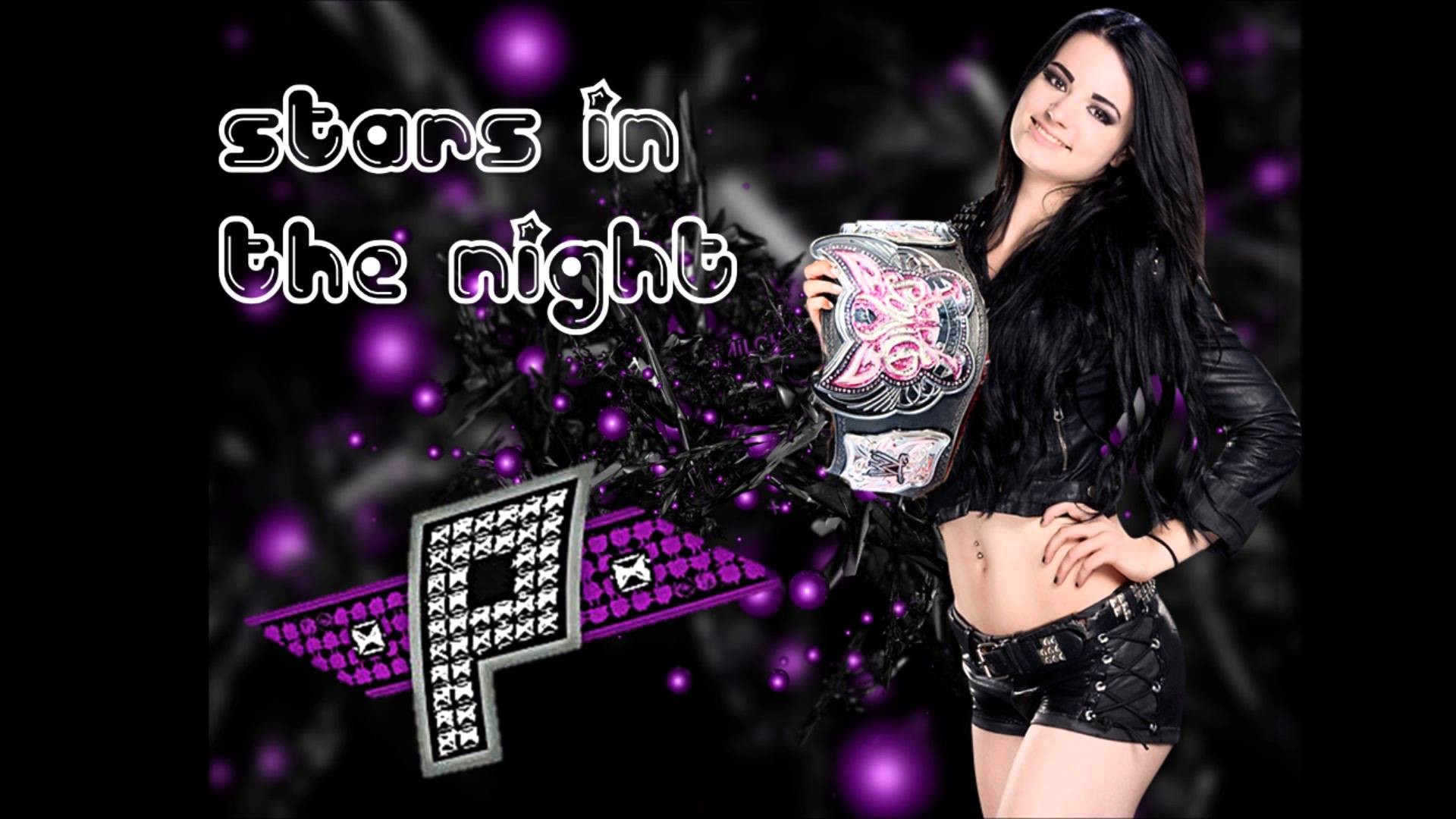 WWE Diva Paige Retro Colors Wallpapers