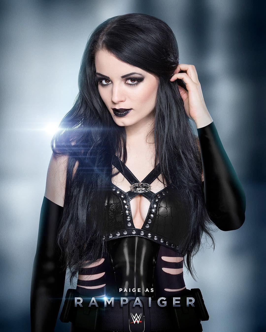 WWE Diva Paige Retro Colors Wallpapers