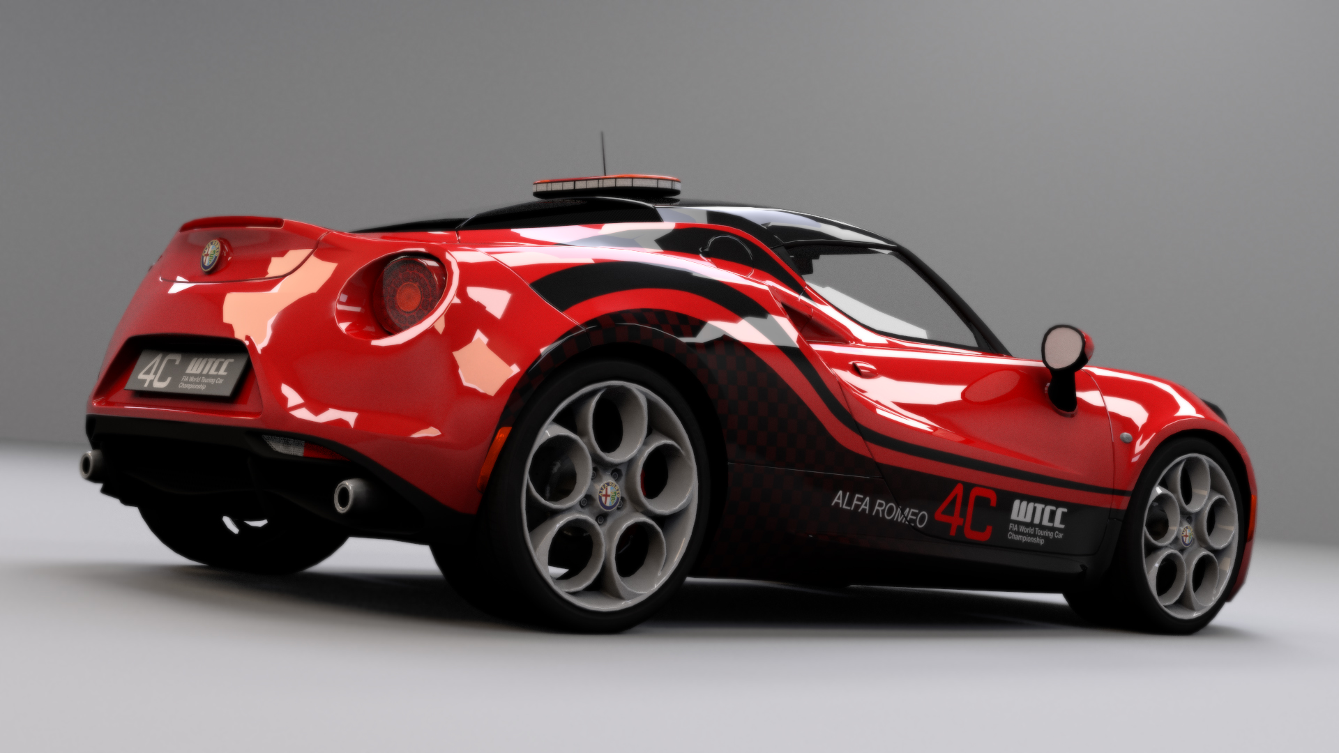 Alfa Romeo 4C Wtcc Safety Car Wallpapers