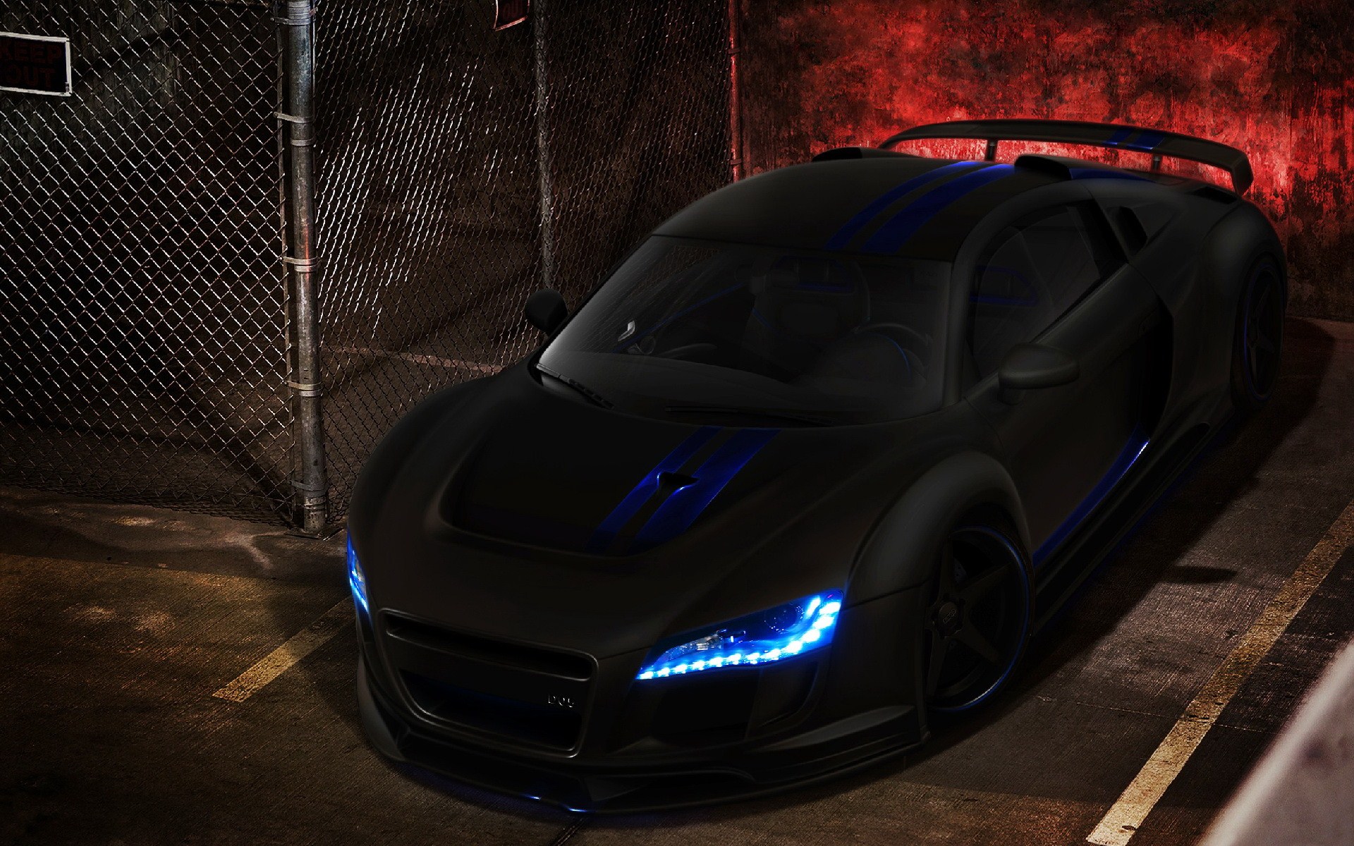 Audi R8 Black Wallpapers