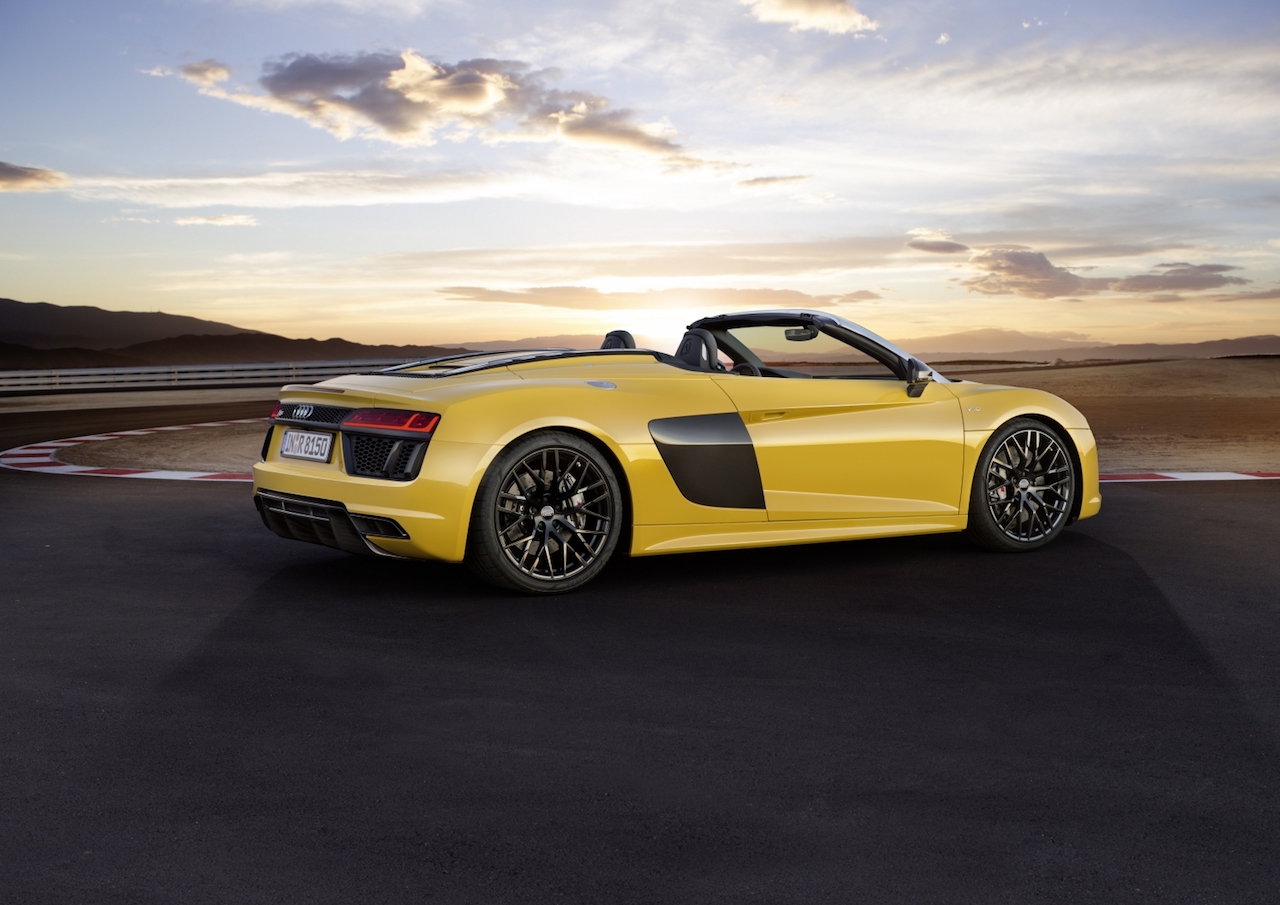 Audi R8 Spyder V10 Plus 2017 Wallpapers