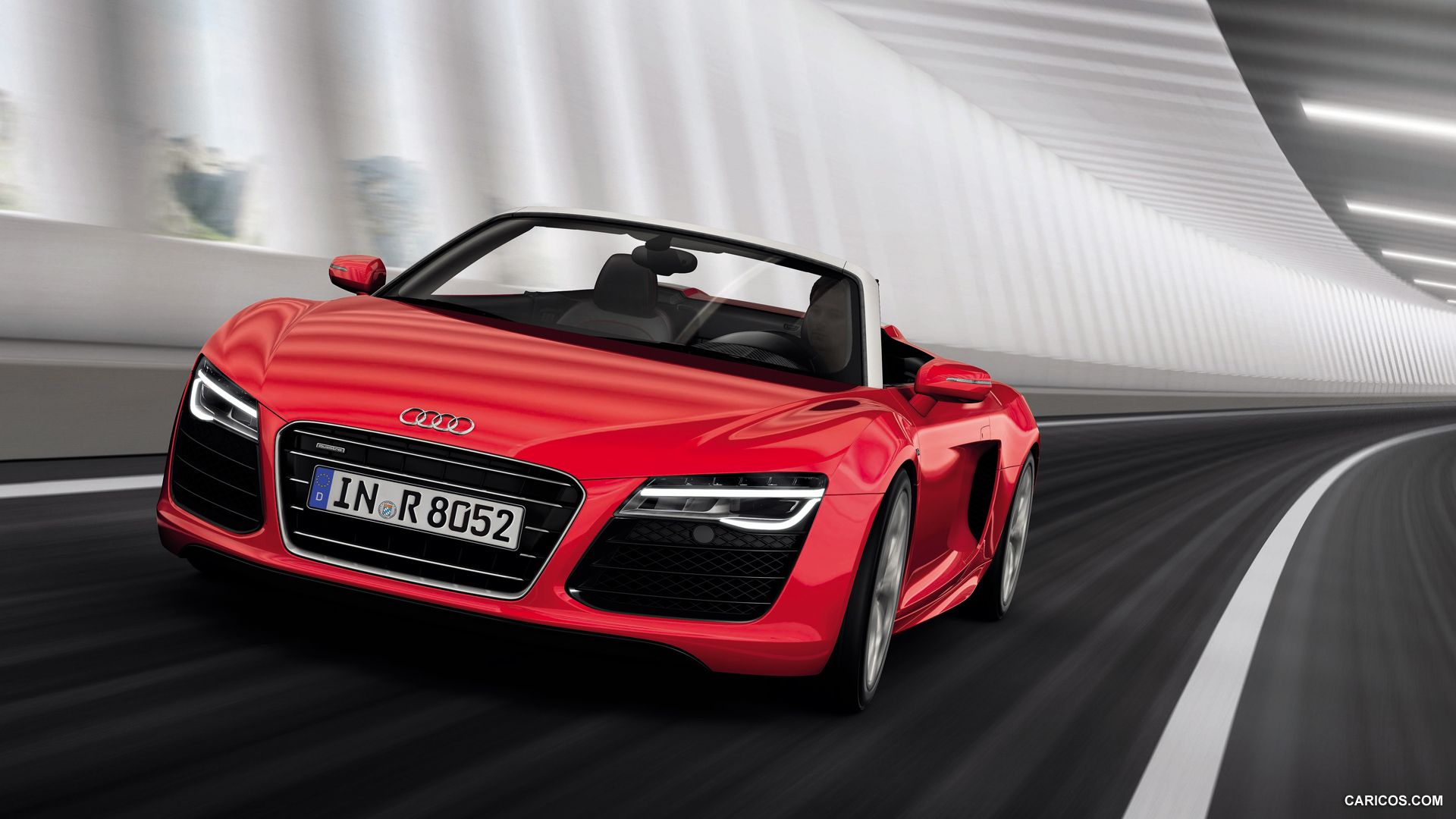 Audi R8 Spyder V10 Plus 2017 Wallpapers