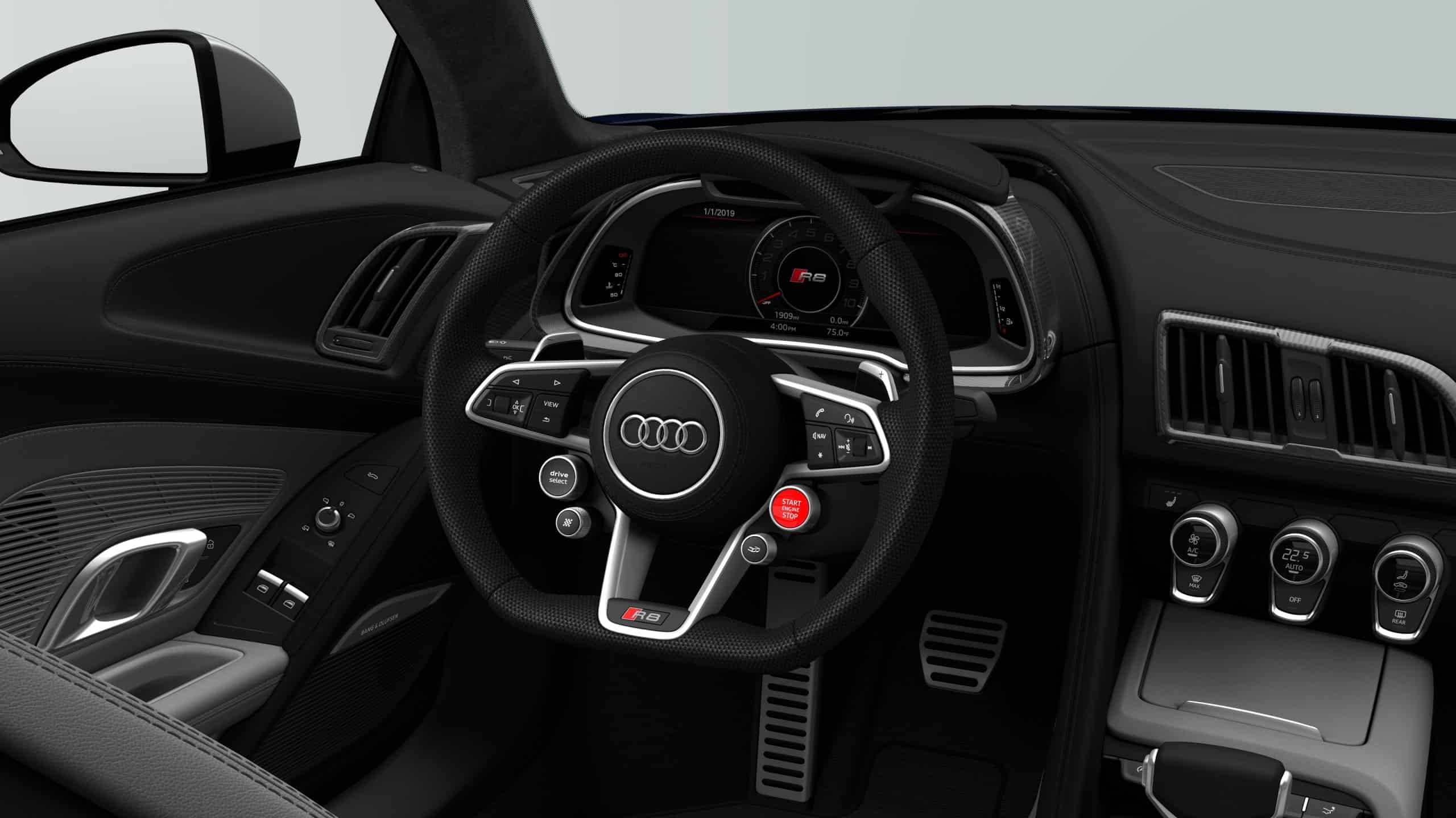 Audi R8 Spyder V10 Plus 4K Side View 2017 Wallpapers