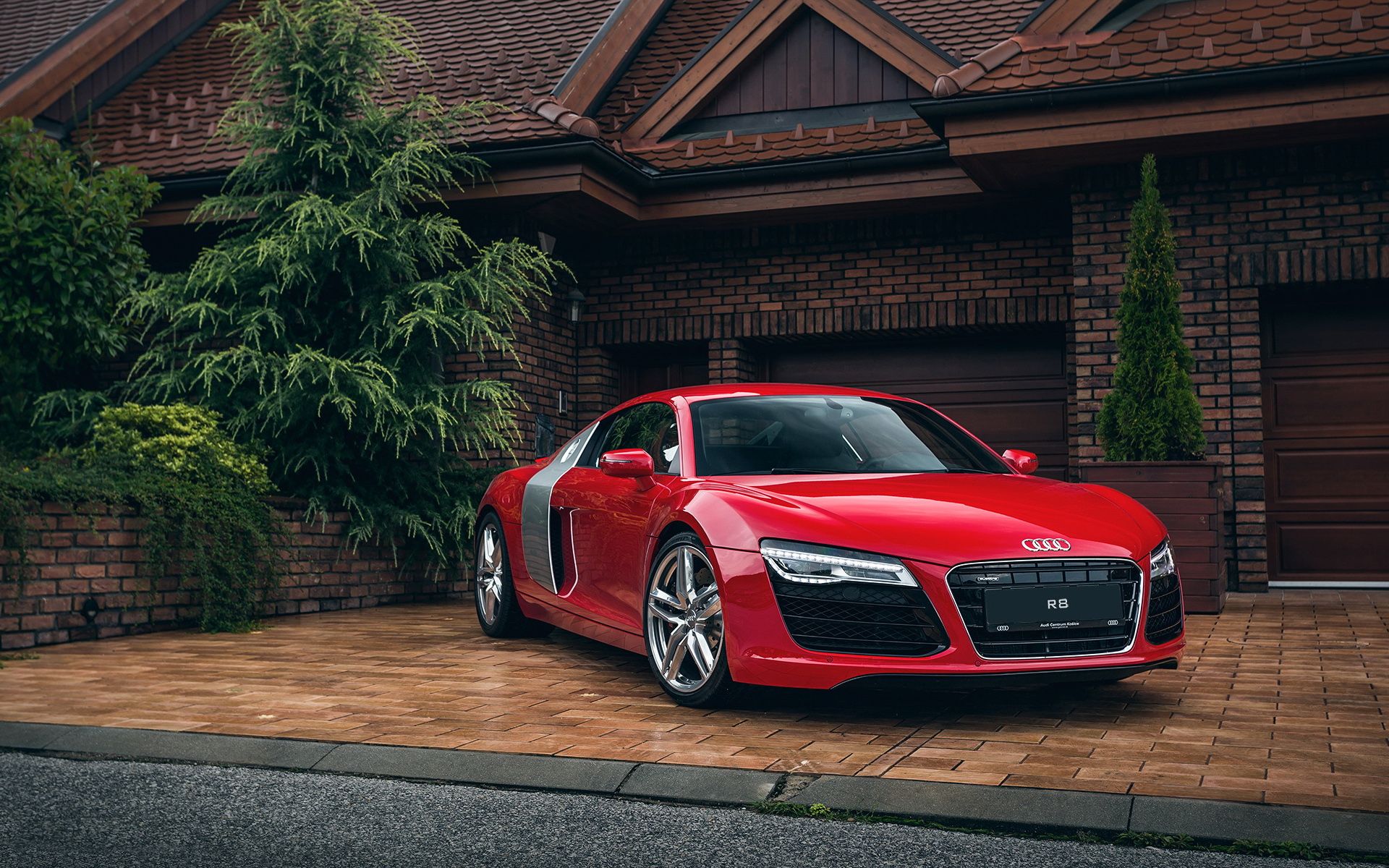 Audi Red Colour Wallpapers