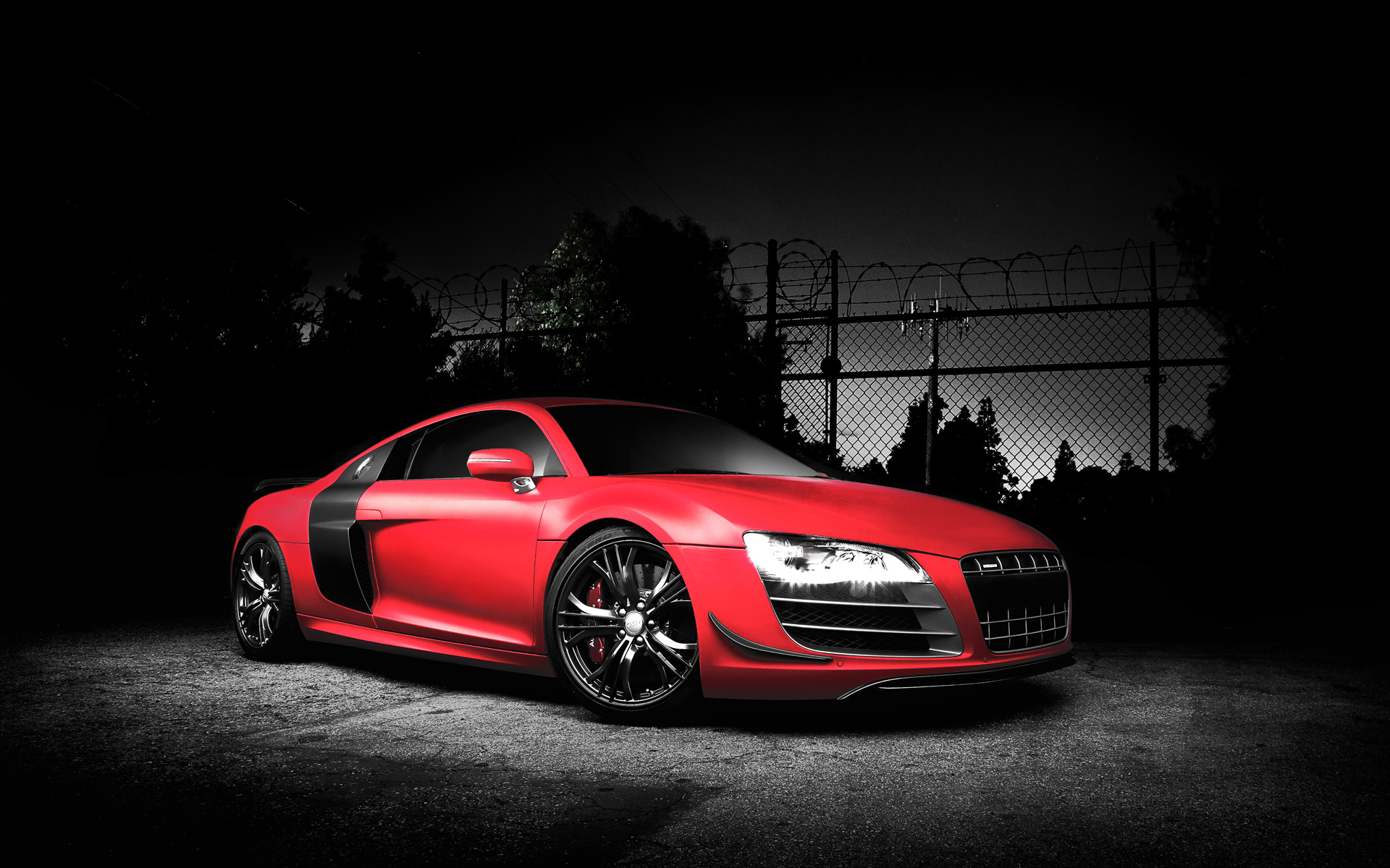 Audi Red Colour Wallpapers