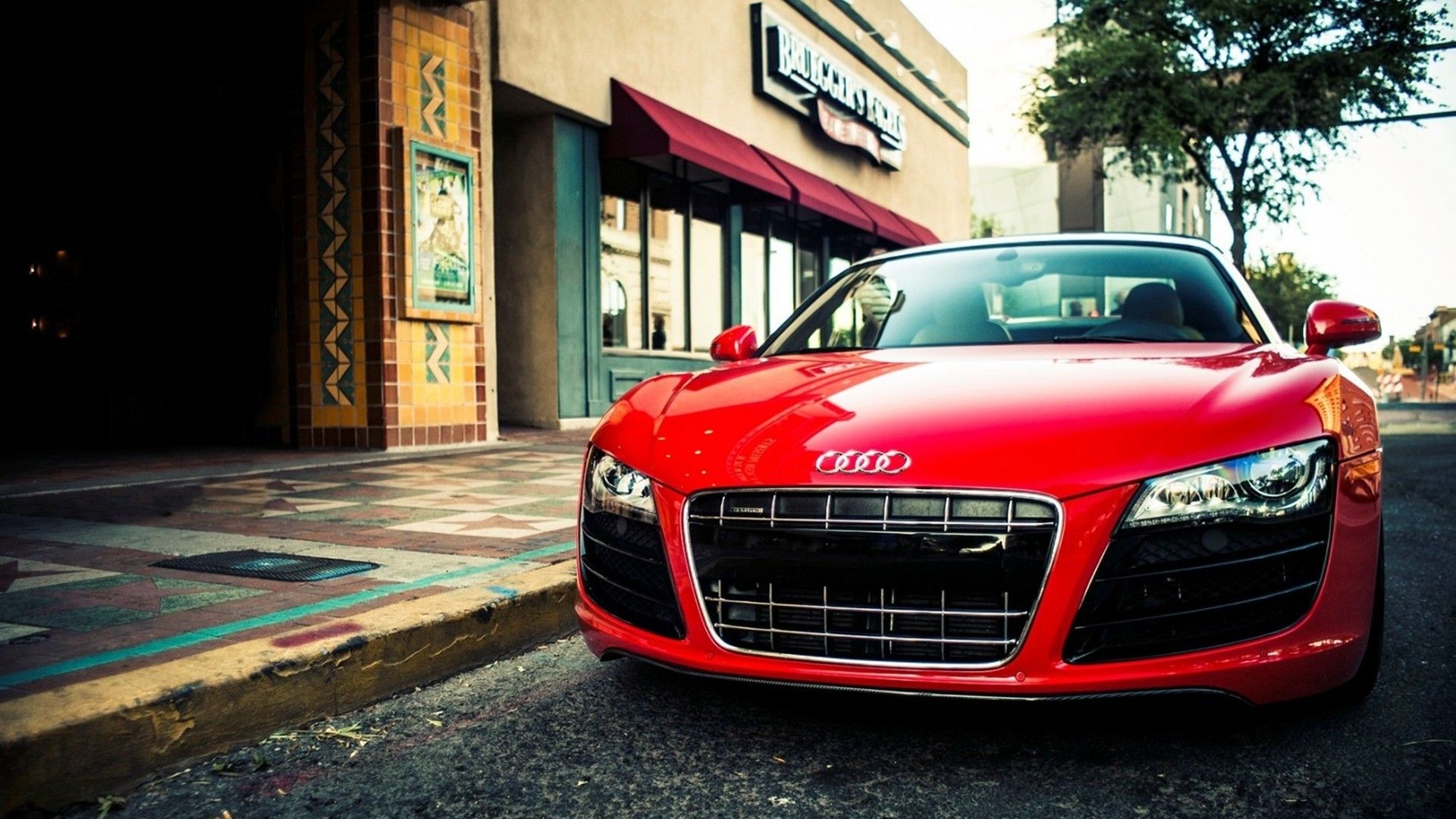 Audi Red Colour Wallpapers