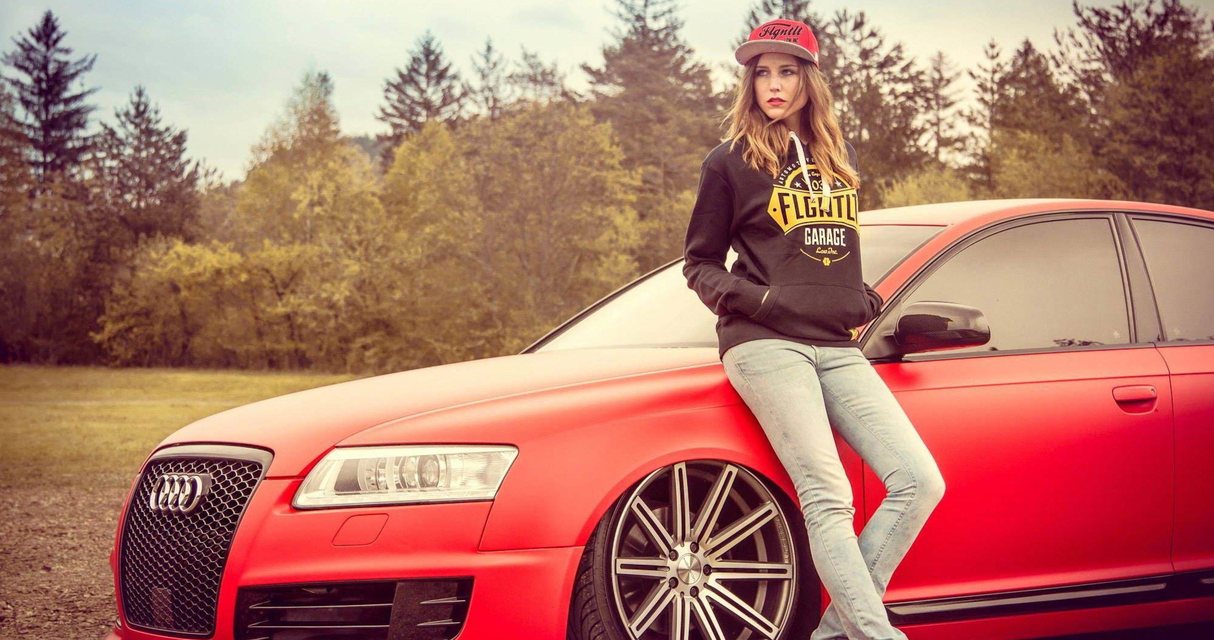 Car And Girl Wallpapers