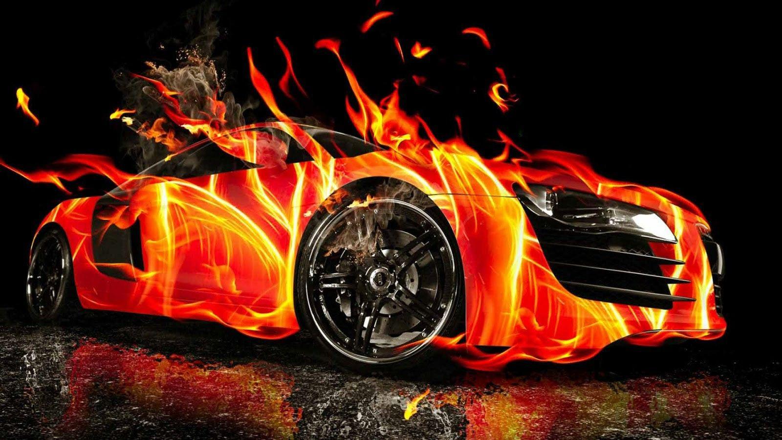 Car On Fire Wallpapers