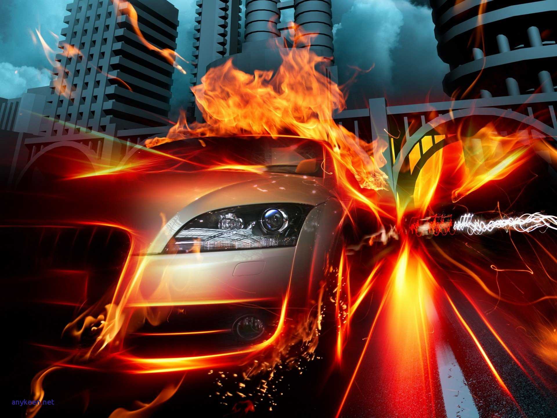 Car With Flames Wallpapers