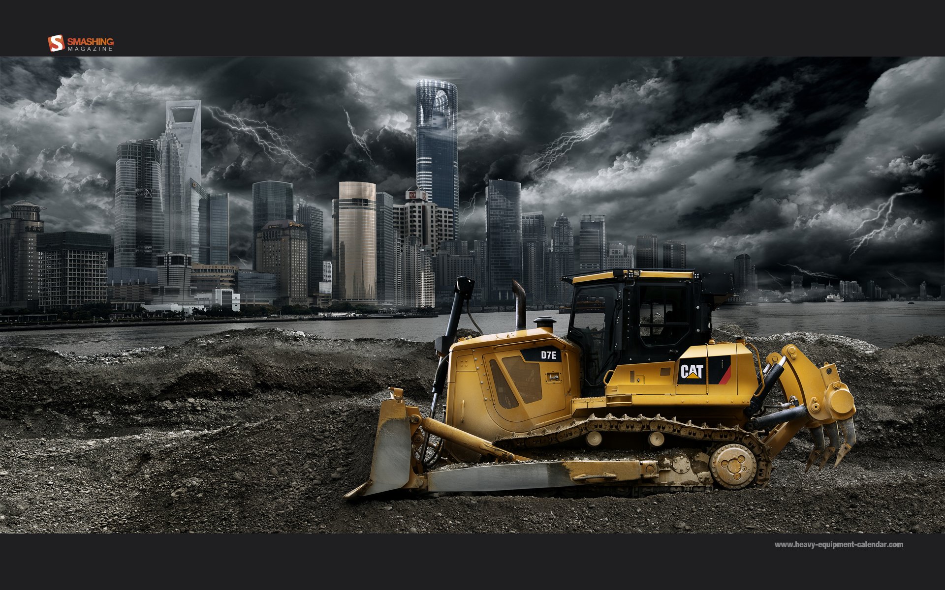 Caterpillar D7E Bulldozer Wallpapers