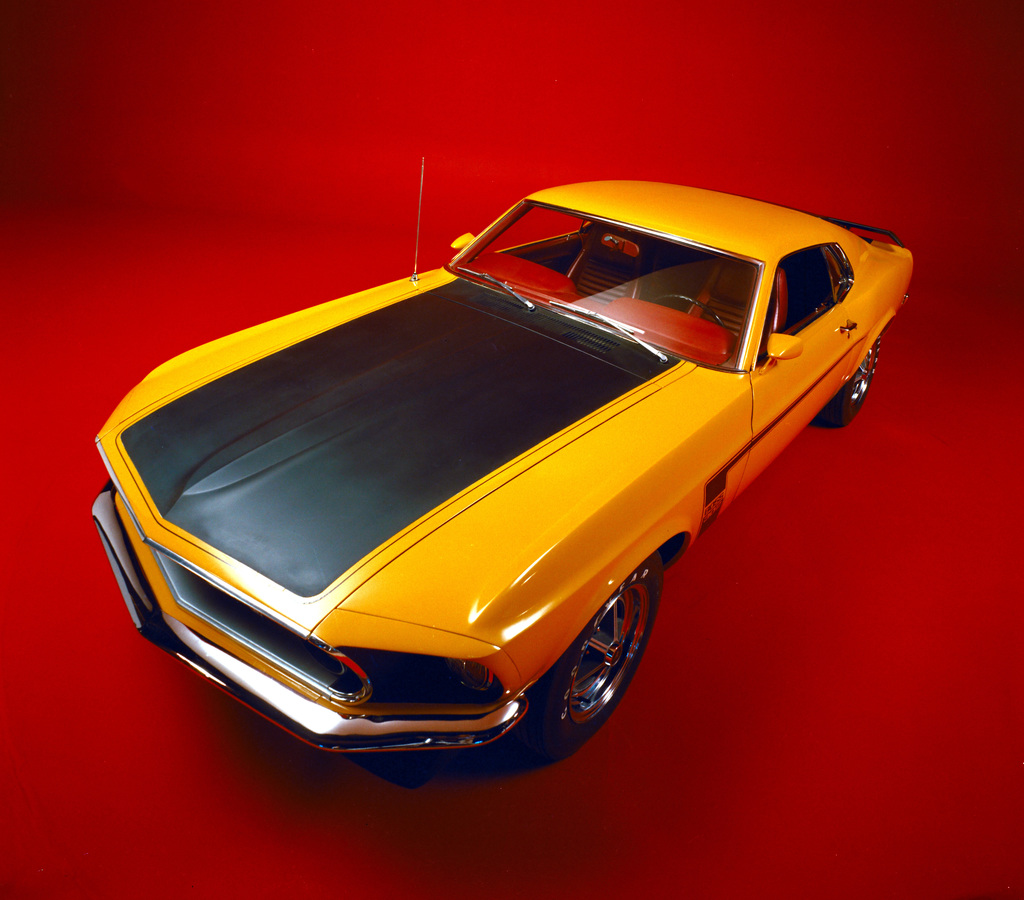 Ford Mustang Boss 302 Red Muscle Car Wallpapers