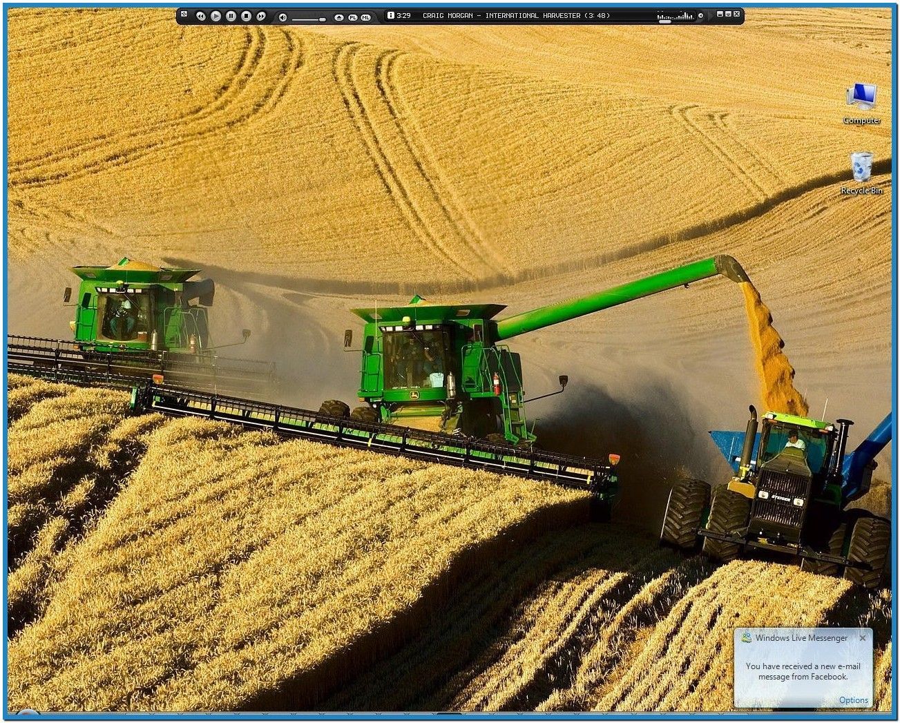 John Deere Combine Wallpapers