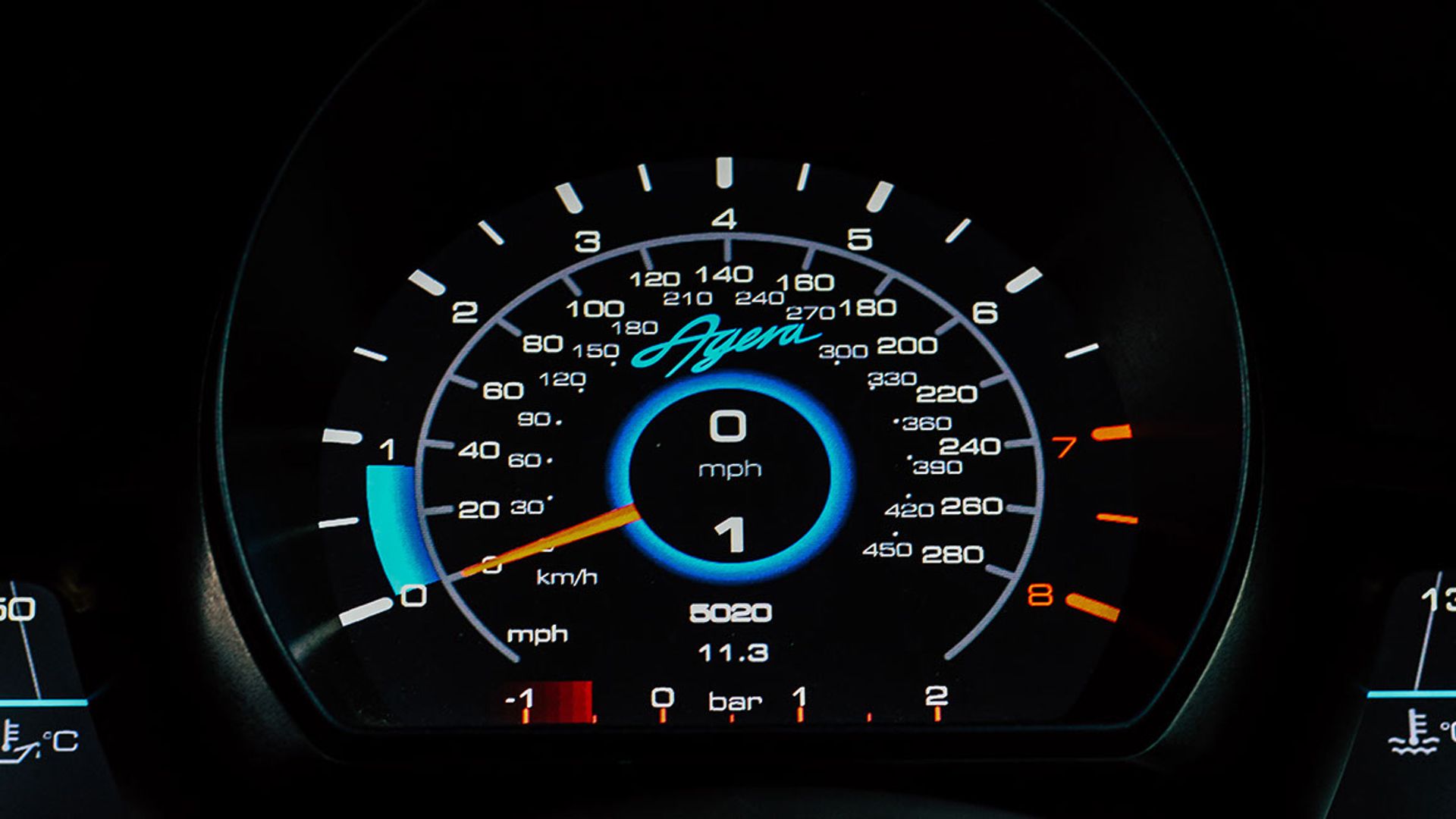 Koenigsegg Speedometer Wallpapers