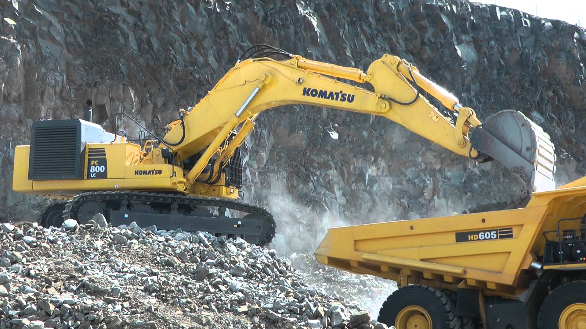 Komatsu Pc800 Excavator Wallpapers