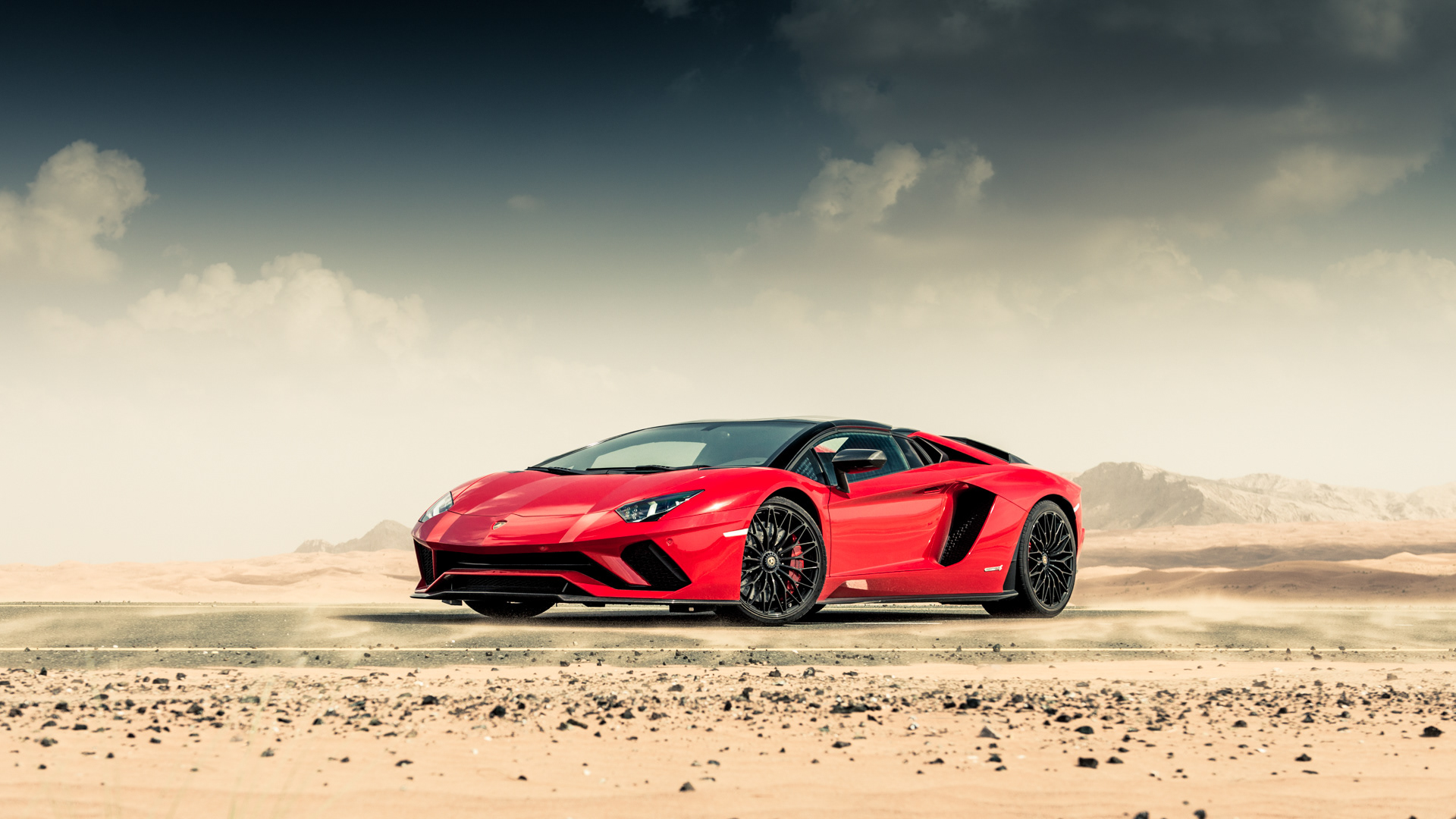 Lamborghini Aventador S Roadster 2017 Wallpapers